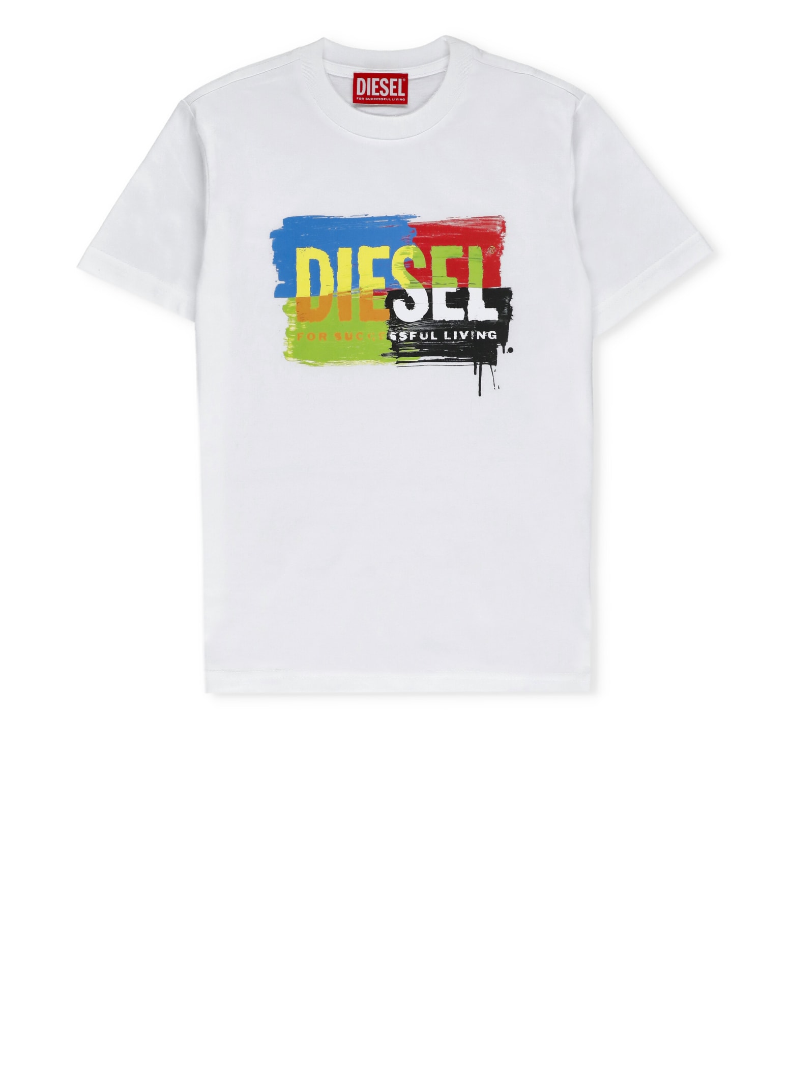 Shop Diesel Tkand T-shirt In White