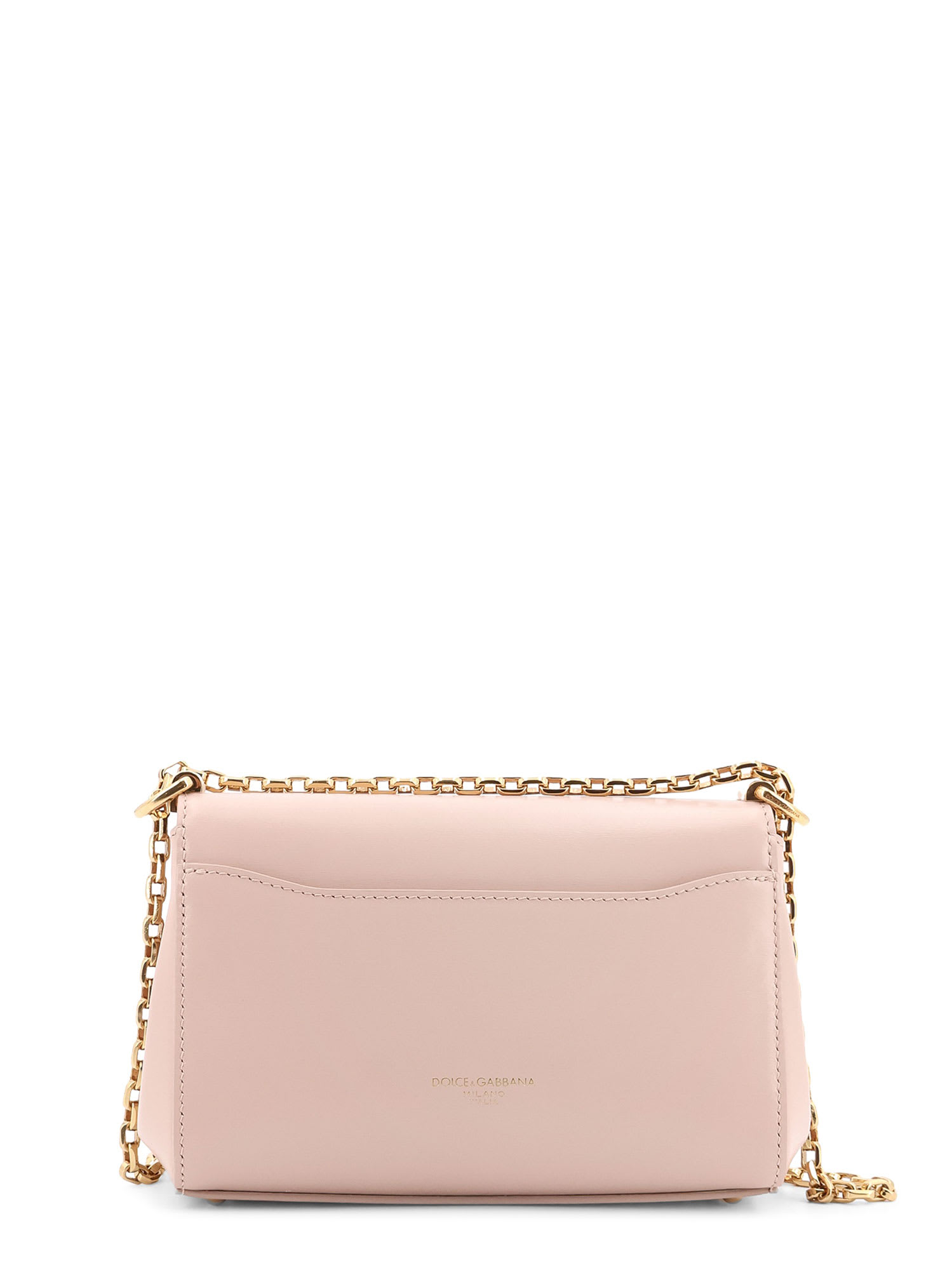 Dolce & Gabbana Mini Marlene Shoulder Bag In Pink