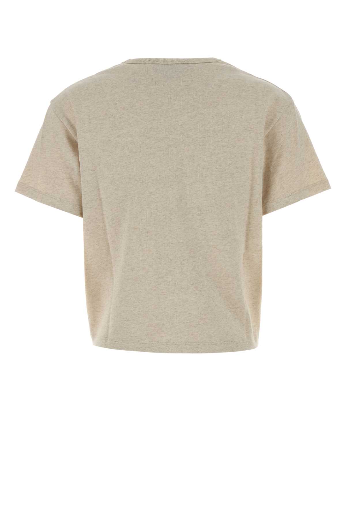 Apc A.p.c. Sand Cotton Margaret T-shirt In Animal Print