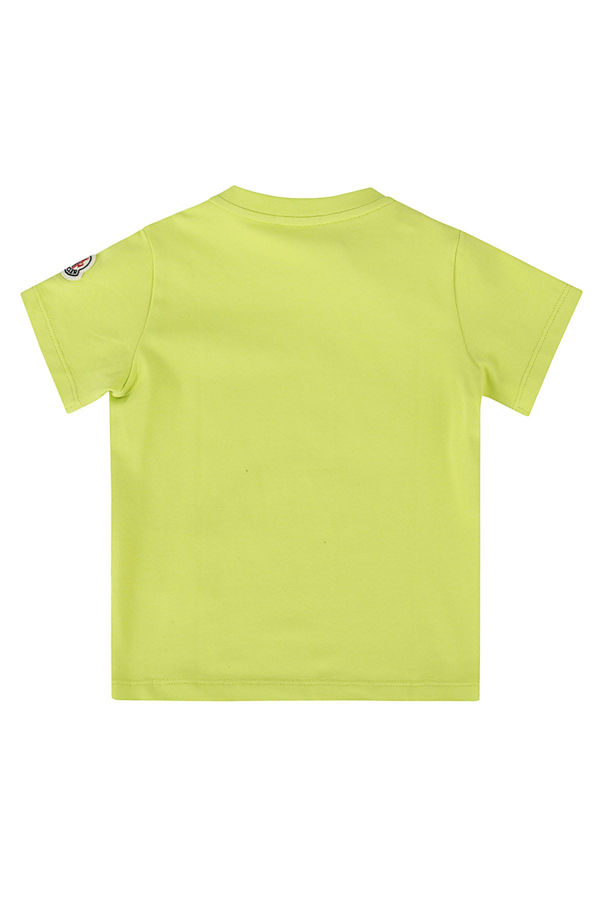 Shop Moncler Tshirt In Yellow