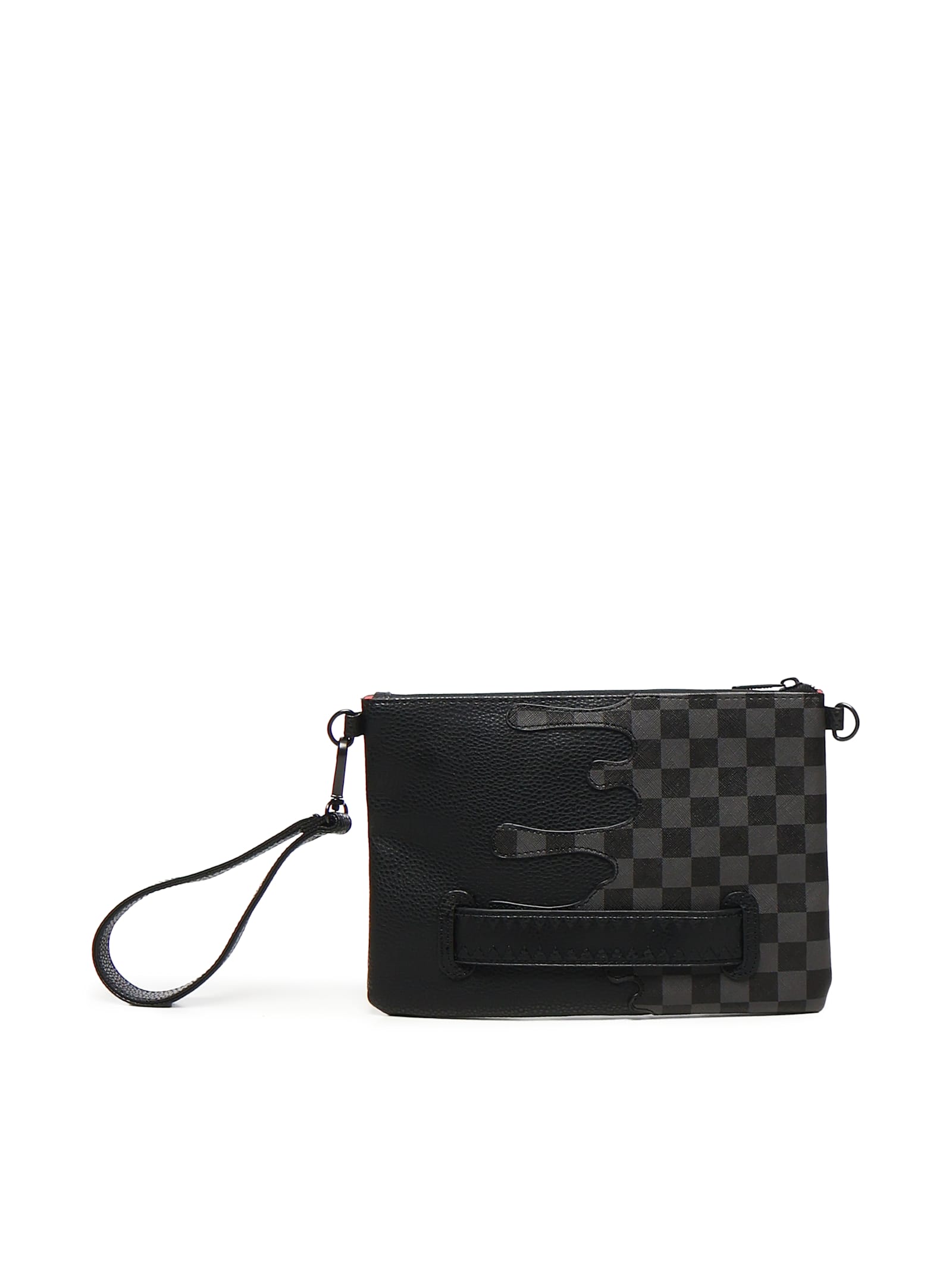 SPRAYGROUND POCHETTE UNFINISHED SHARK 