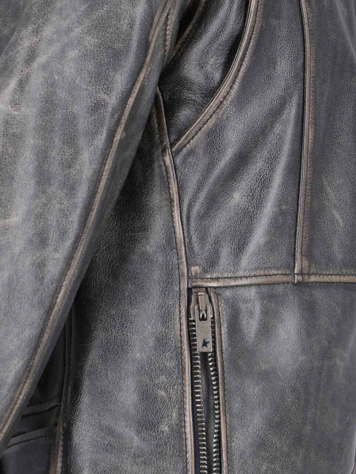 Golden Goose Chiodo Biker Jacket In Black
