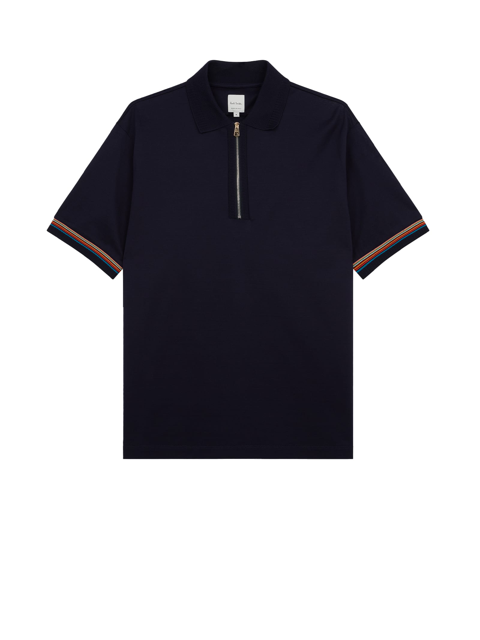 Dark Navy Short-sleeved Polo Shirt