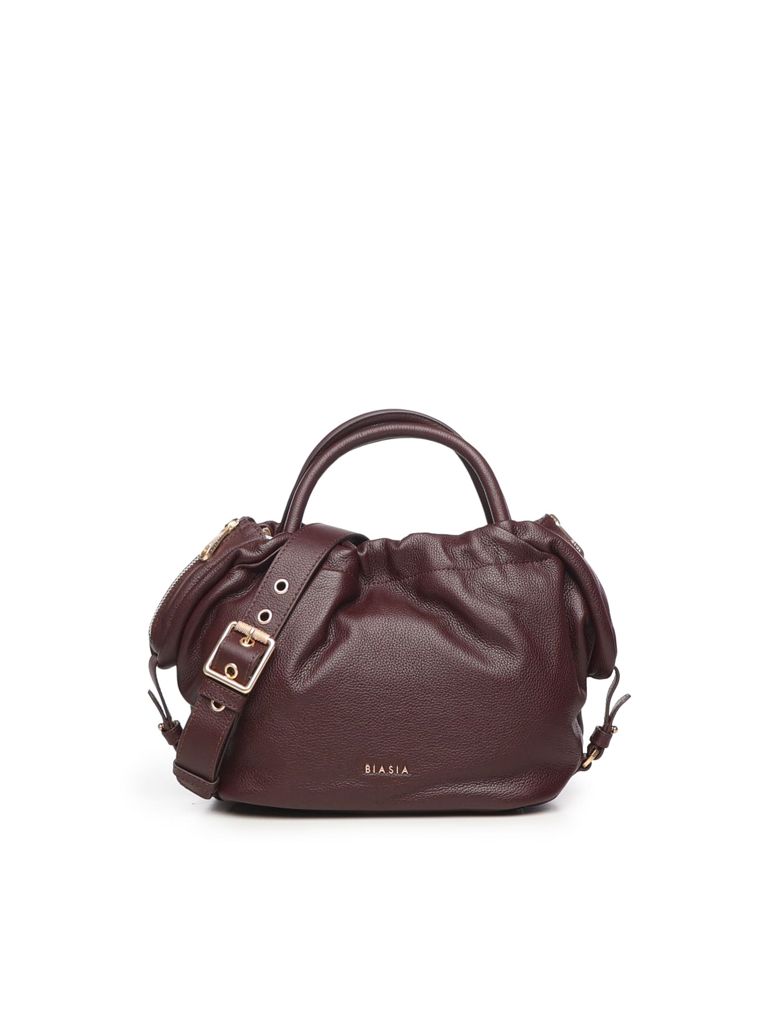 Biasia Gathered-detail Tote Bag In Purple