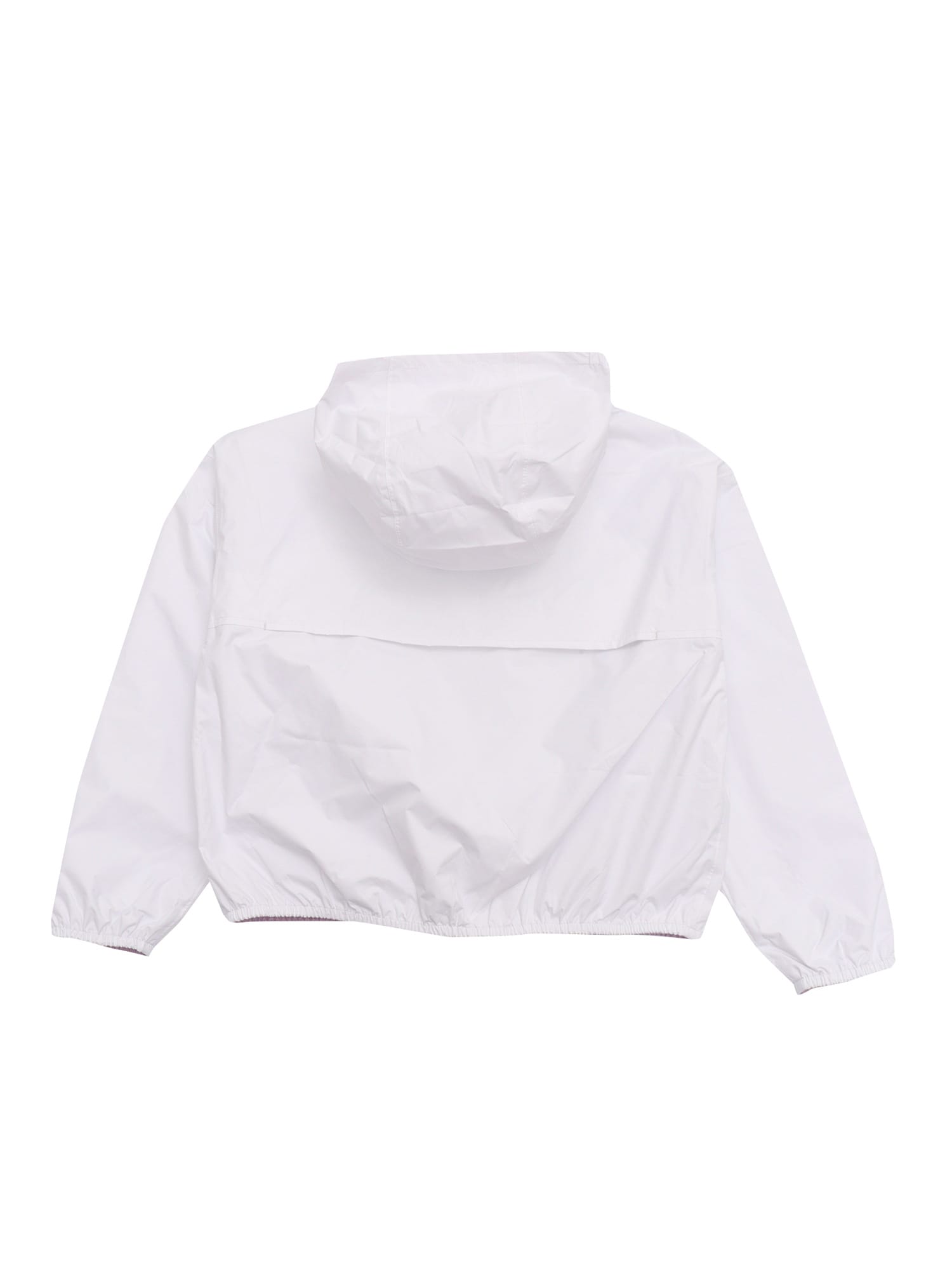 K-way Logo-patch Hooded Jacket In White