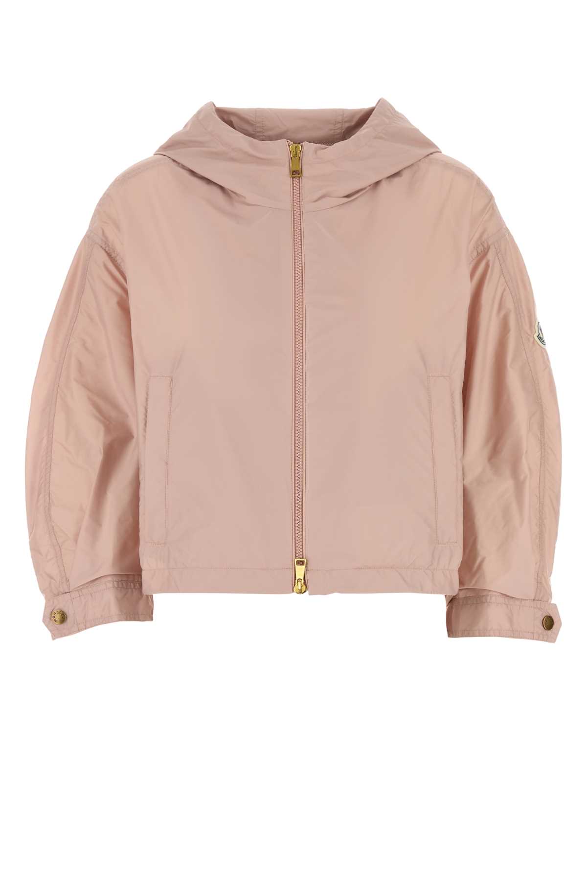 MONCLER VIZILLE PINK POLYAMIDE JACKET