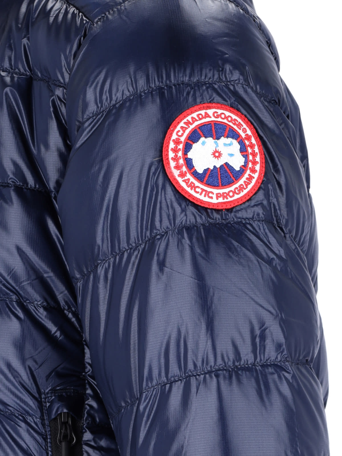 Shop Canada Goose Crofton Hooded Jacket In Blue