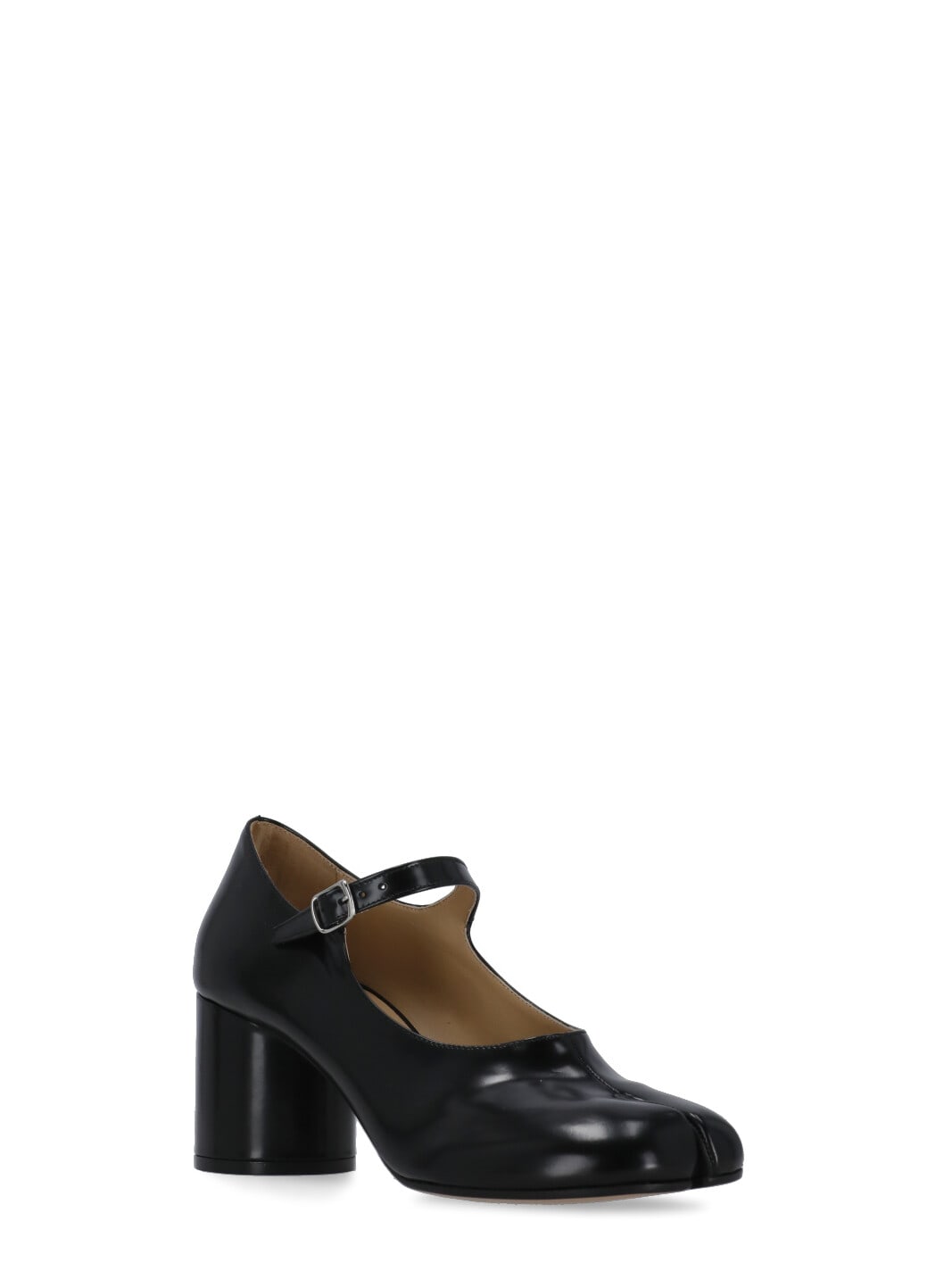 Shop Maison Margiela Tabi Mary Jane In Black