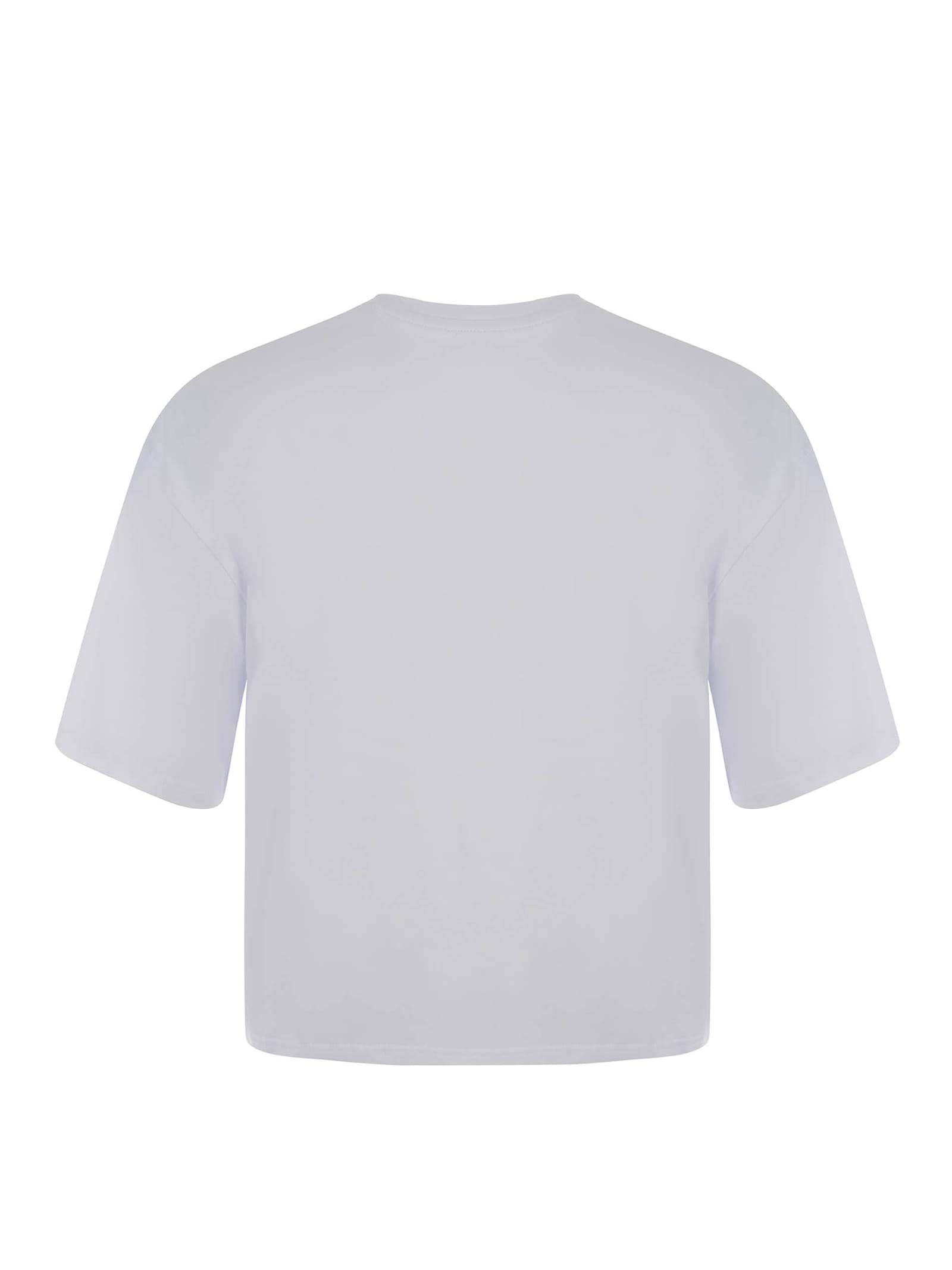 Shop Diesel T-shirt  T-boxt Made Of Cotton In White