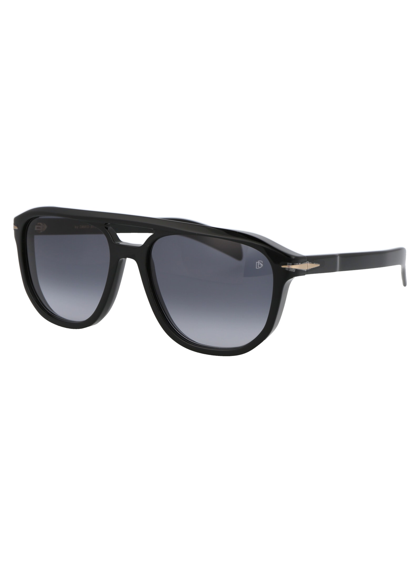 Shop Db Eyewear By David Beckham Db 7080/s Sunglasses In 8079o Black