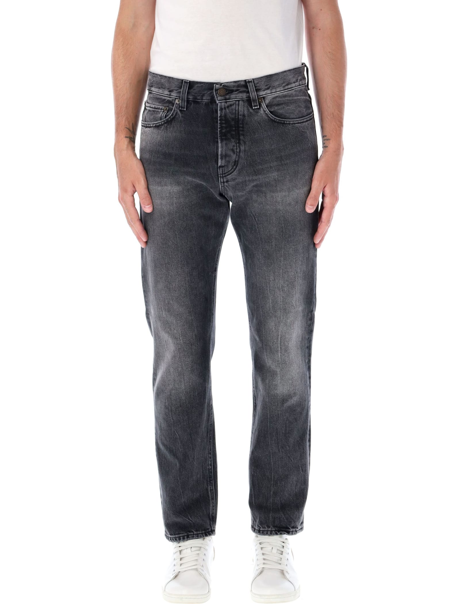 Shop Haikure Tokyo Slim Jeans In Wash Black