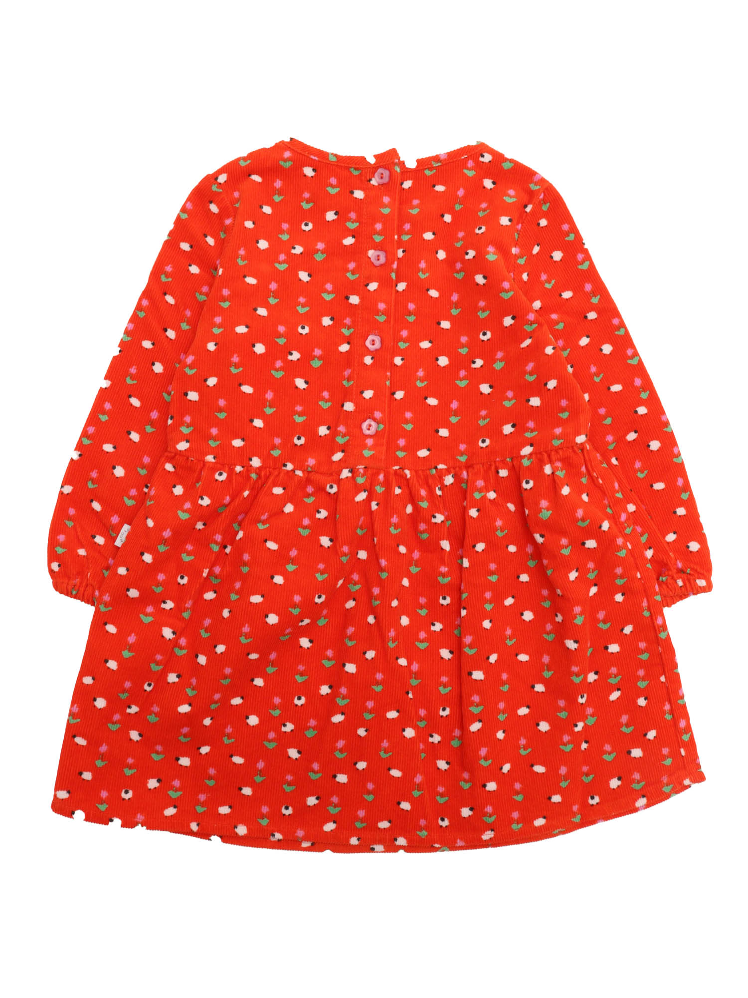 Stella Mccartney Woven Dress In Red