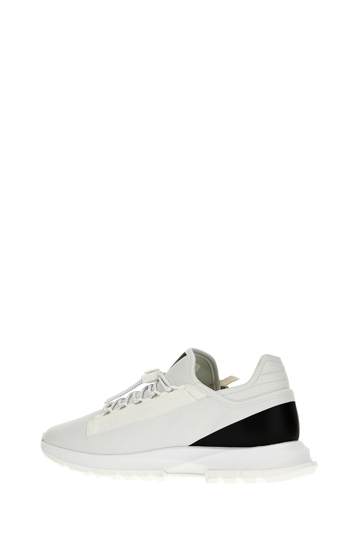 Givenchy Men Spectre Runner Leather Sneakers With 4g Side Zip Detail In Multi
