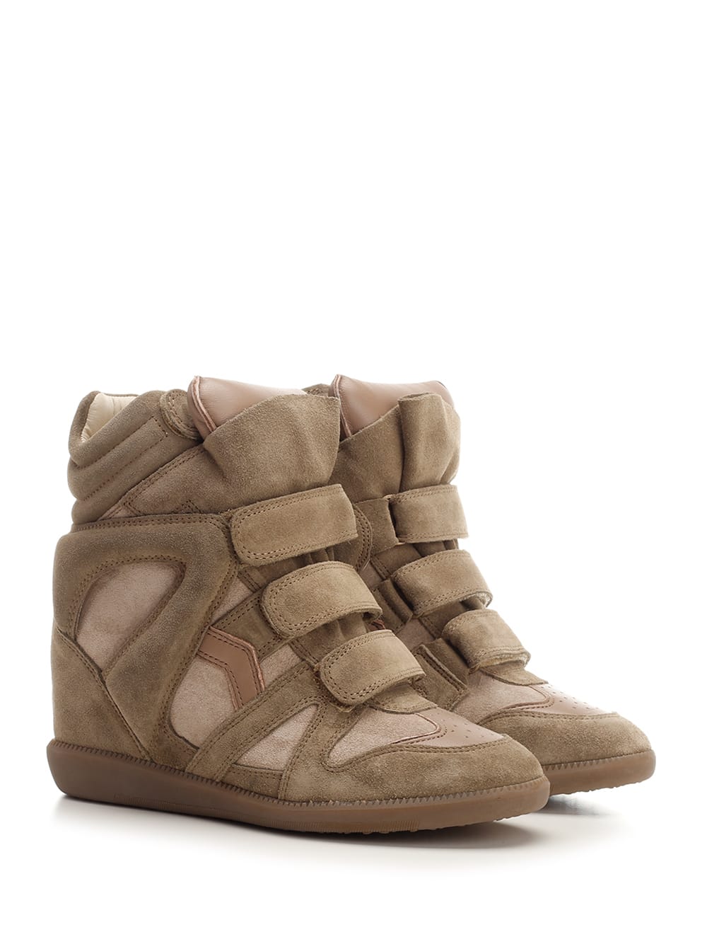 Isabel Marant Bekett High-top Sneakers In Beige
