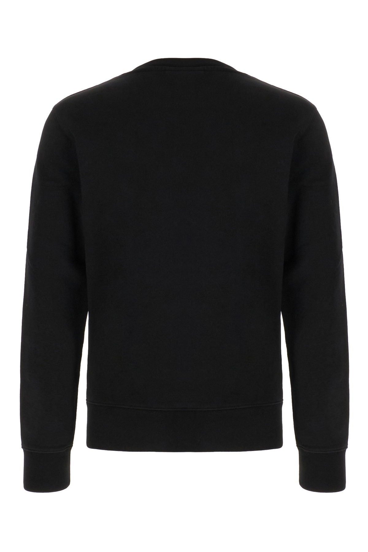 Maison Kitsuné Black Fox Head Long Sleeve T-shirt In Black
