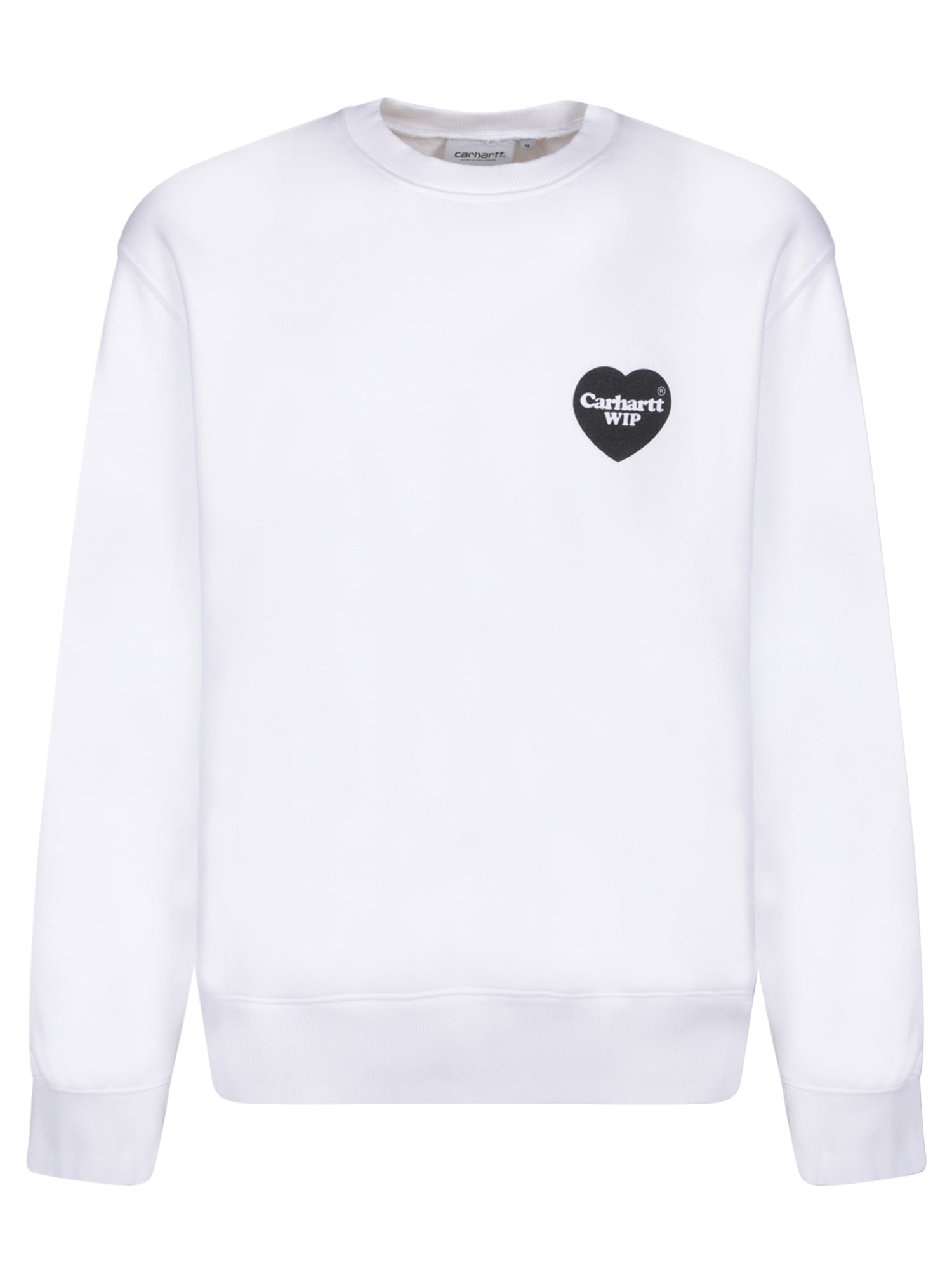 Heart Bandana White Sweatshirt
