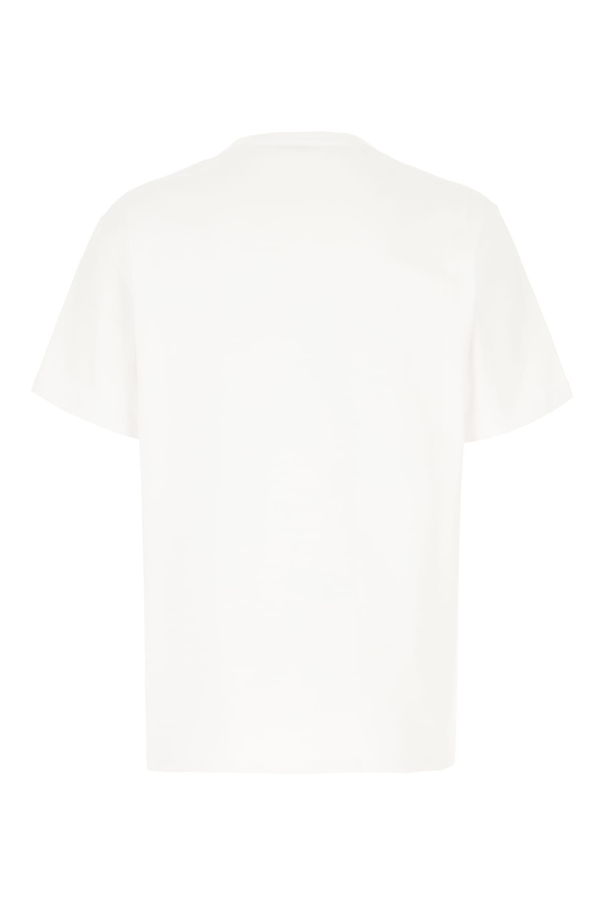 Shop Alexander Mcqueen White Cotton T-shirt In White Silver