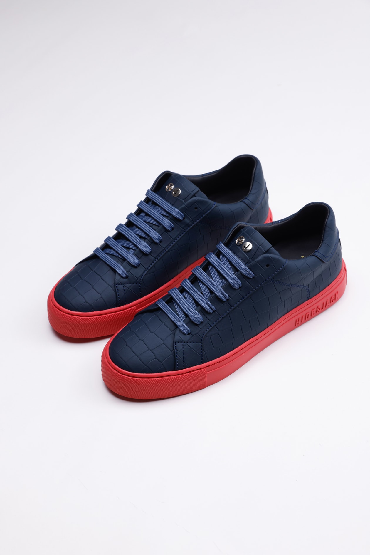 Hide&amp;jack Low Top Sneaker - Essence Blue Red