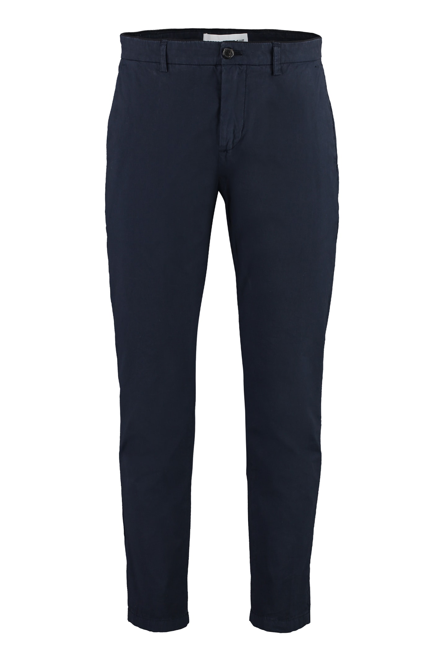 Department Five Prince Chinos Crop Trousers In Blue