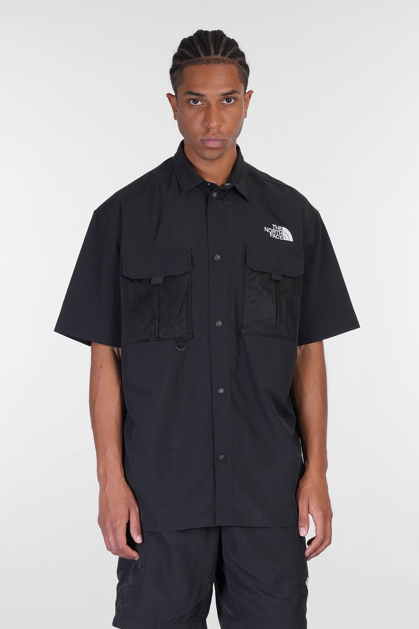 THE NORTH FACE NSE SUMMER SHIRT SHIRT IN BLACK POLYAMIDE 