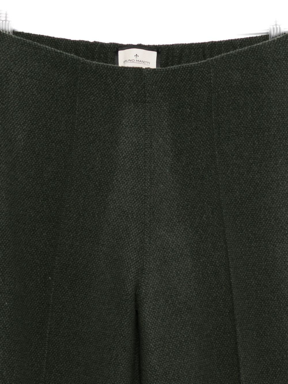 Bruno Manetti Elasticated-waist Trousers In Green