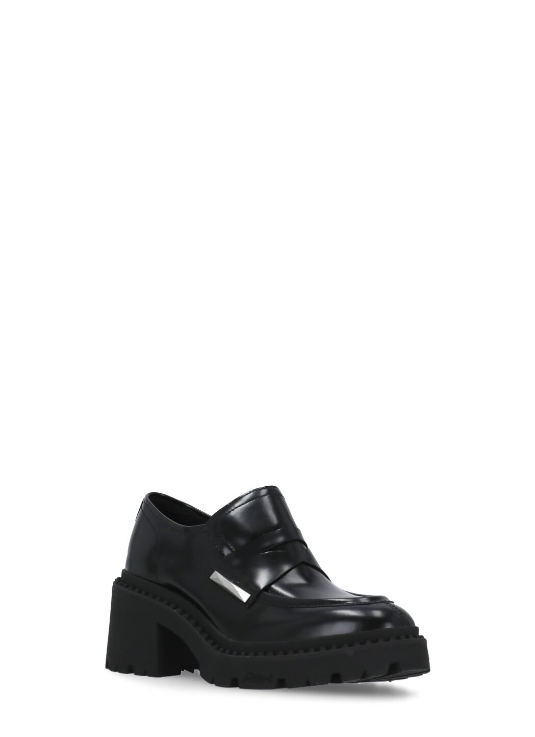 Shop Ash Norton Loafers With Heel In Black