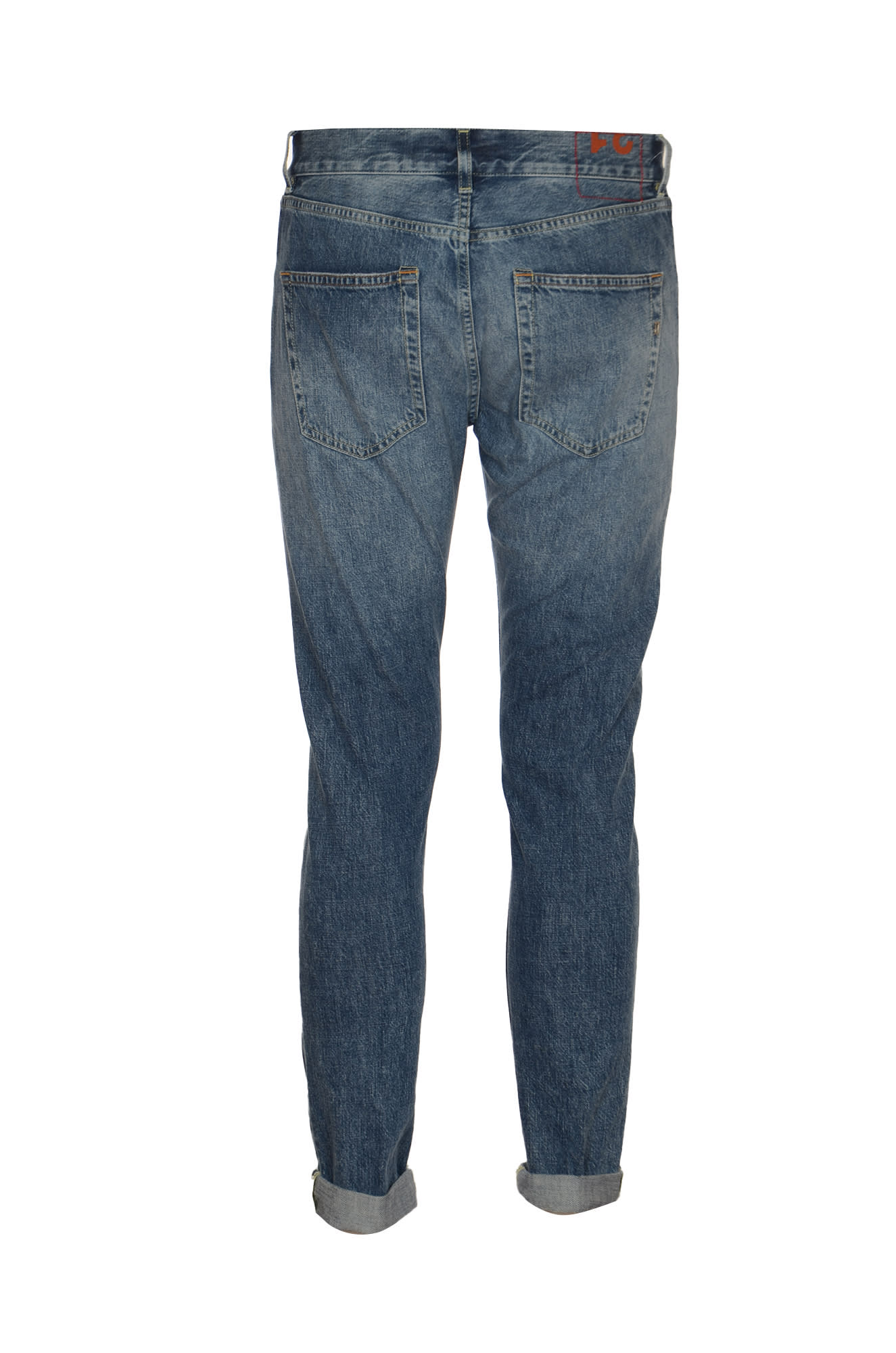 Shop Dondup Buttoned Fitted Jeans
