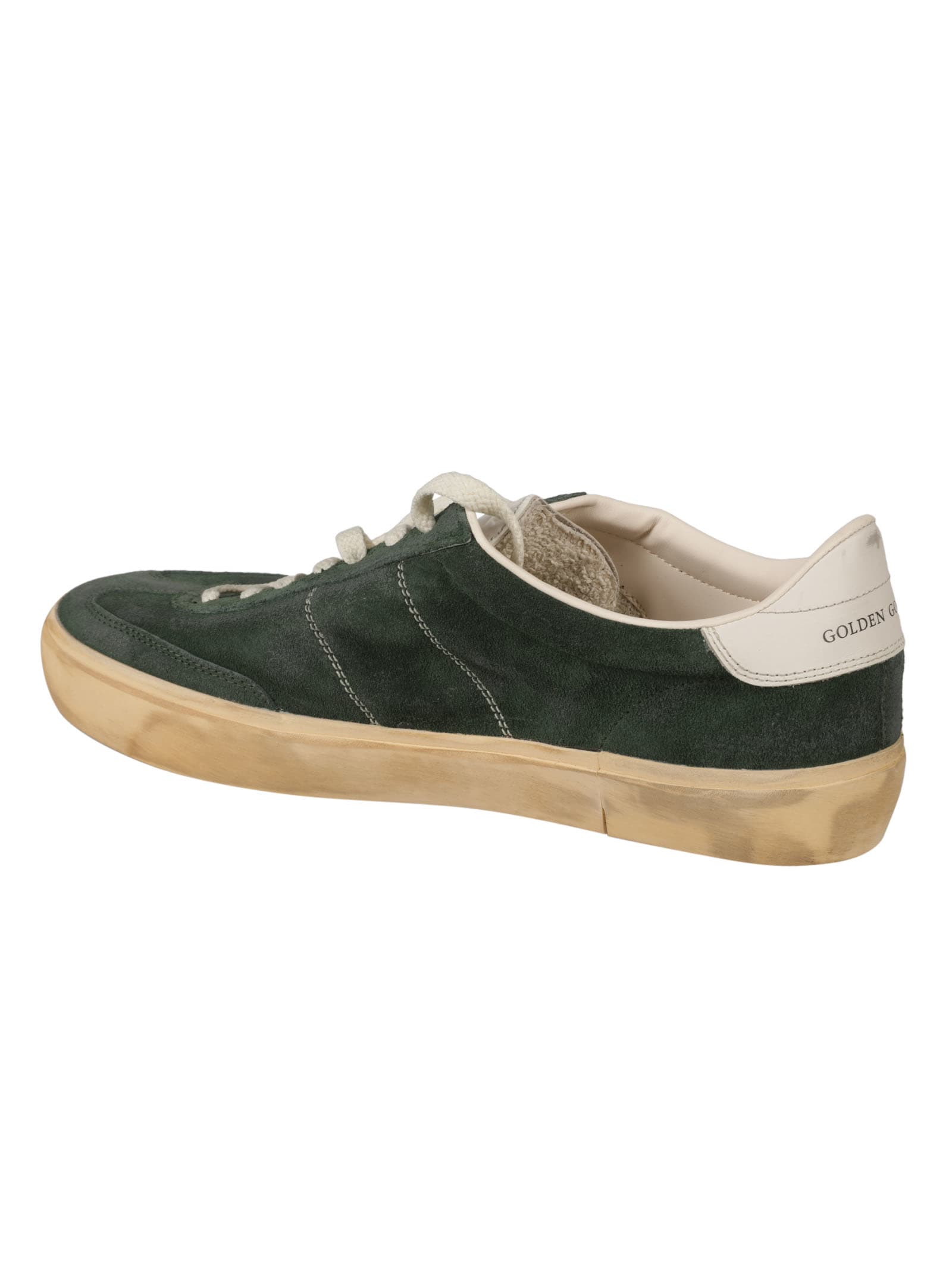 Shop Golden Goose Soul-star Sneakers In Green