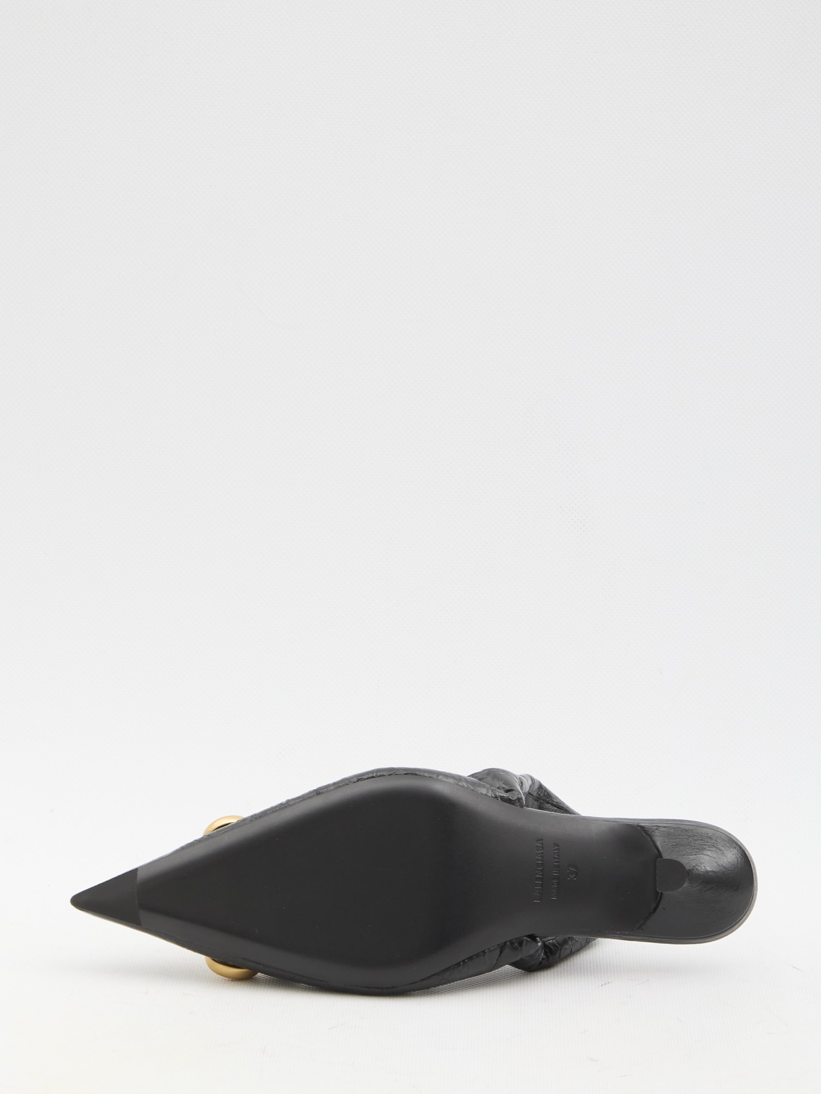 Balenciaga Monaco 50mm Slingback Pumps In Black
