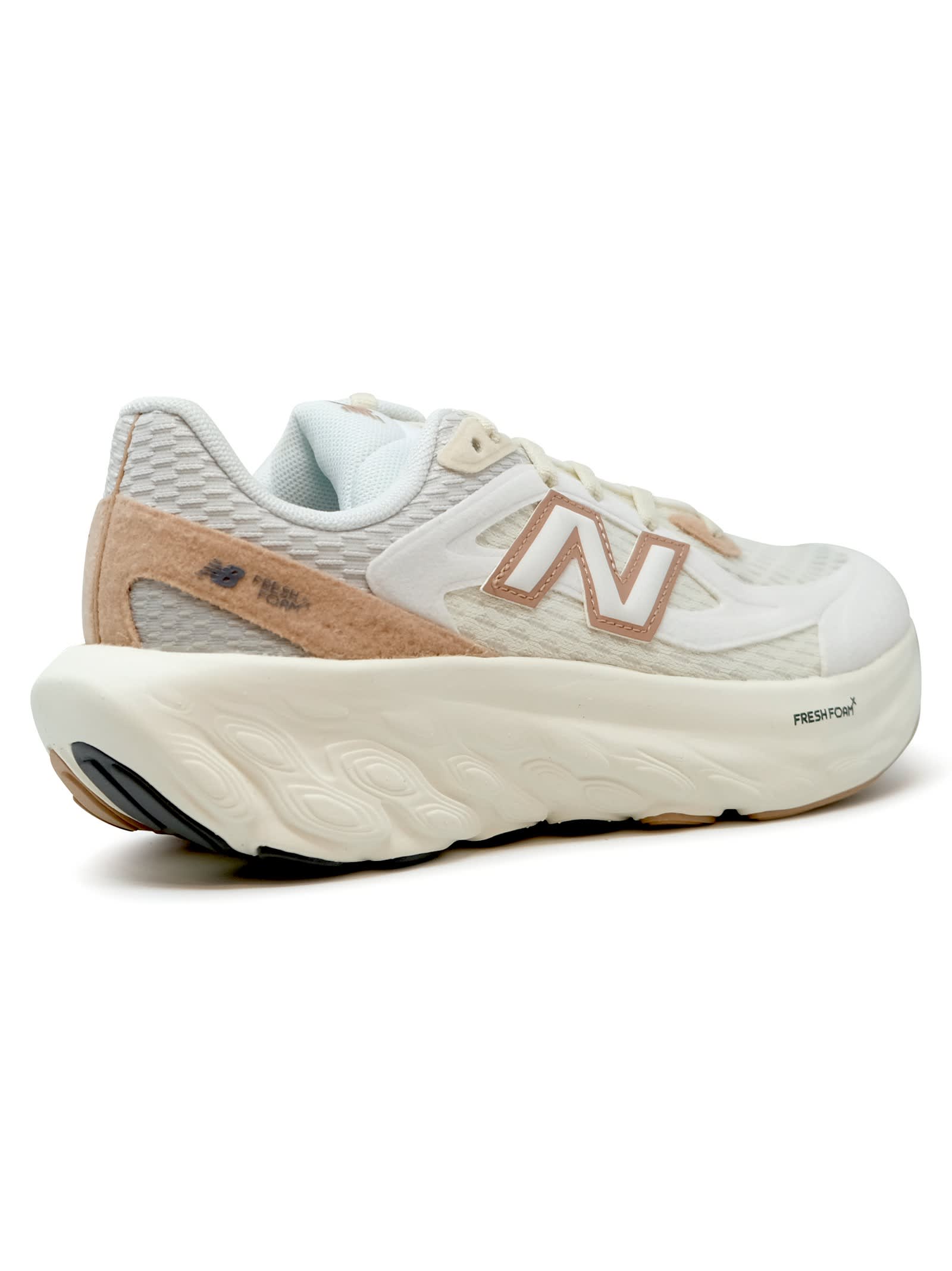 New Balance Bisque Synthetic Mesh Sneaker In Neutral