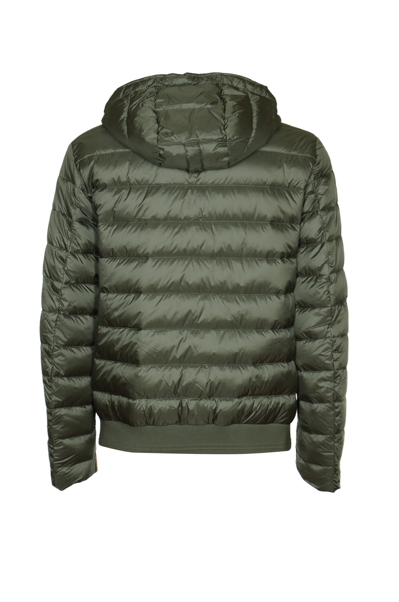Shop Belstaff Streamline Padded Jacket In Dark Mineral Green/shell