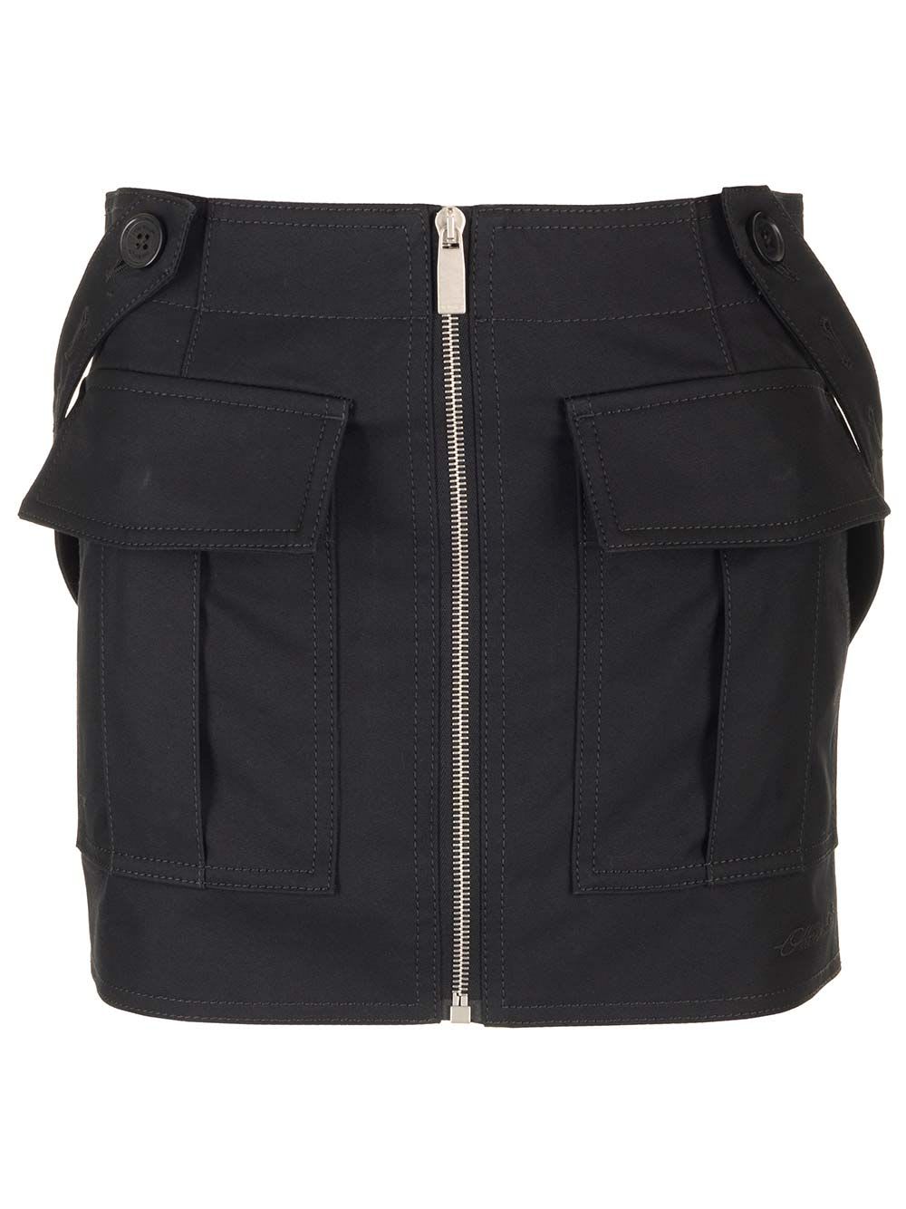 Shop Off-white Co Straps Cargo Mini Skirt Black - Black