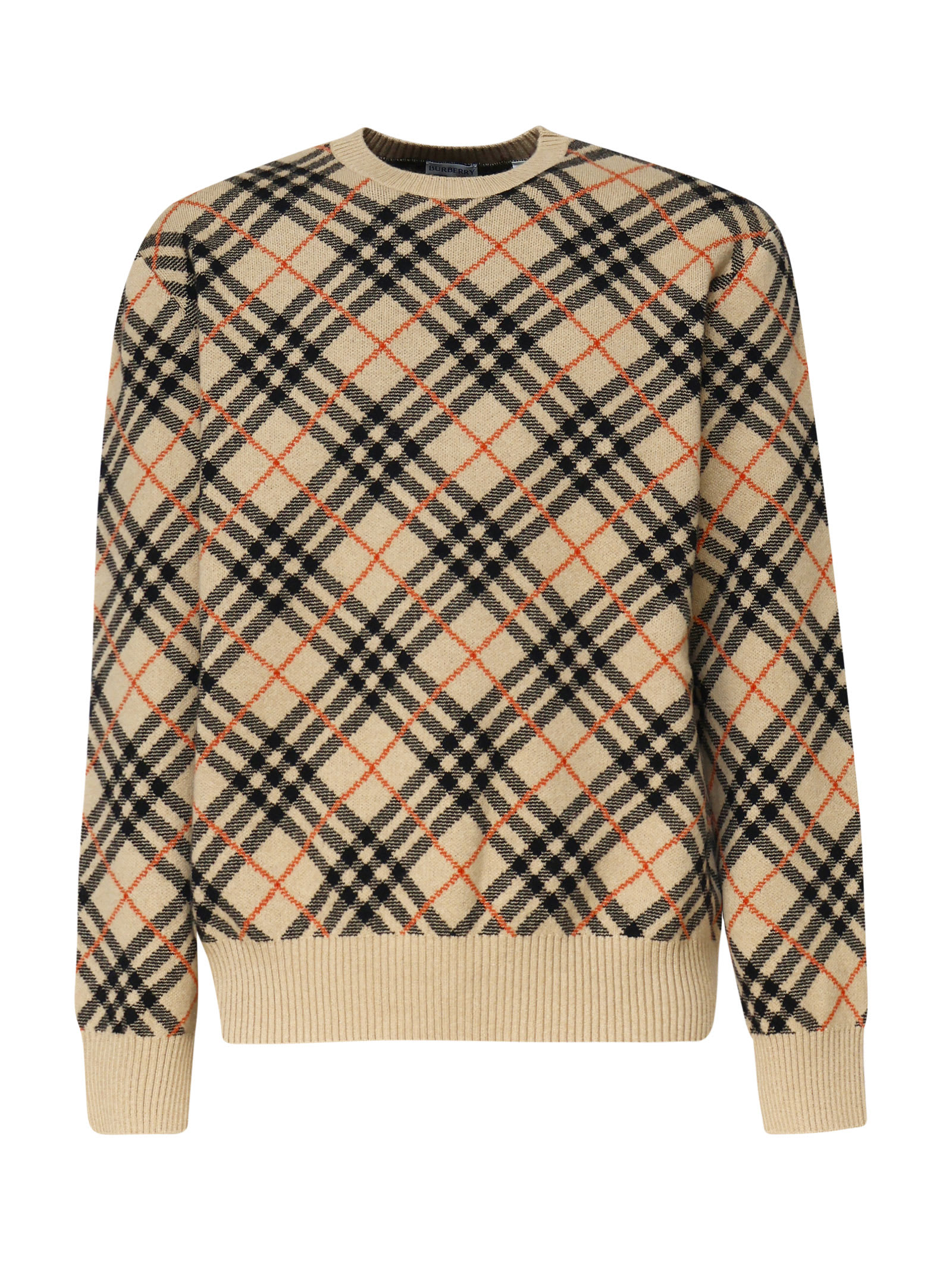 Burberry Archive Check Wool Sweate