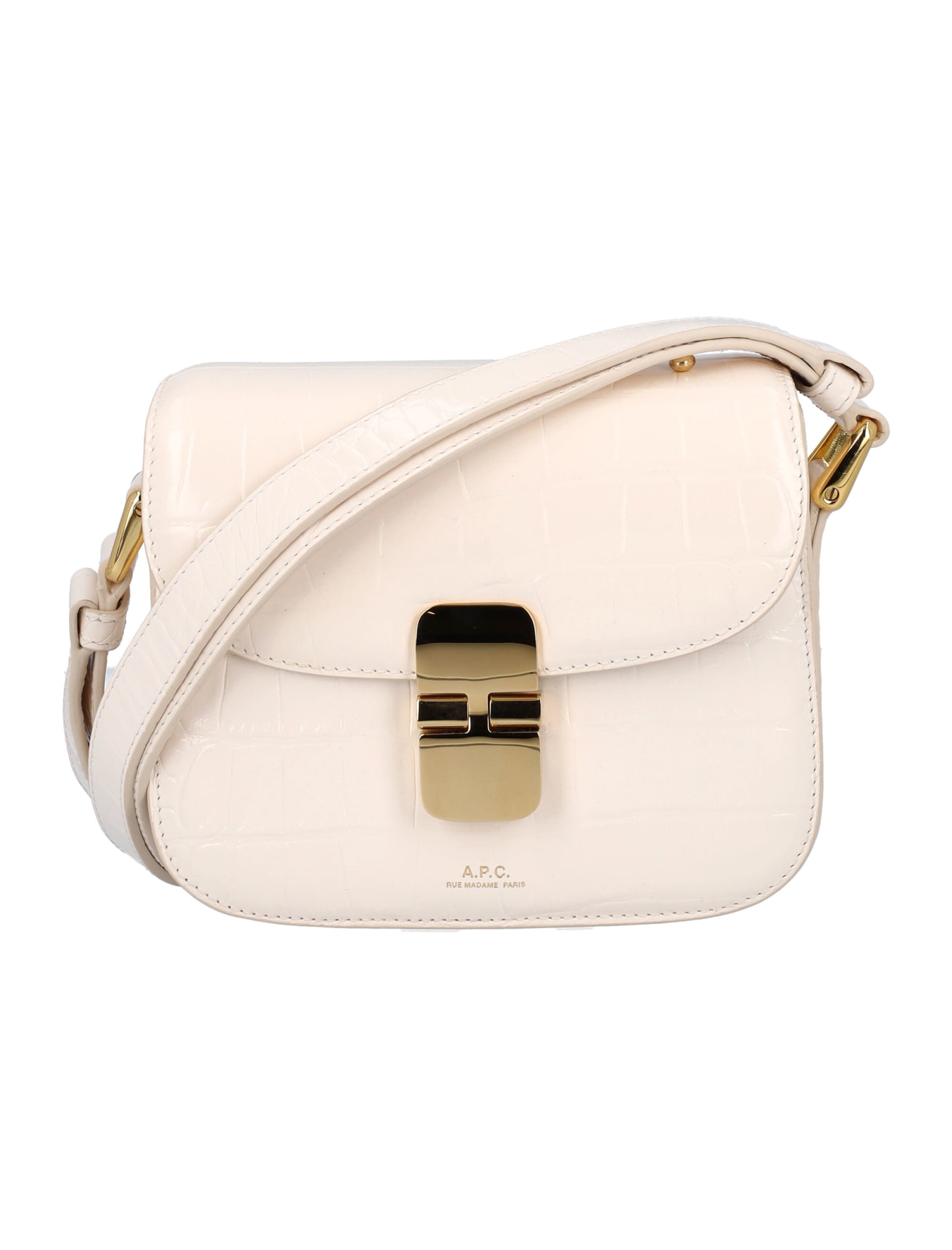 Apc Grace Mini Bag in Beige Leather ref.443716 - Joli Closet