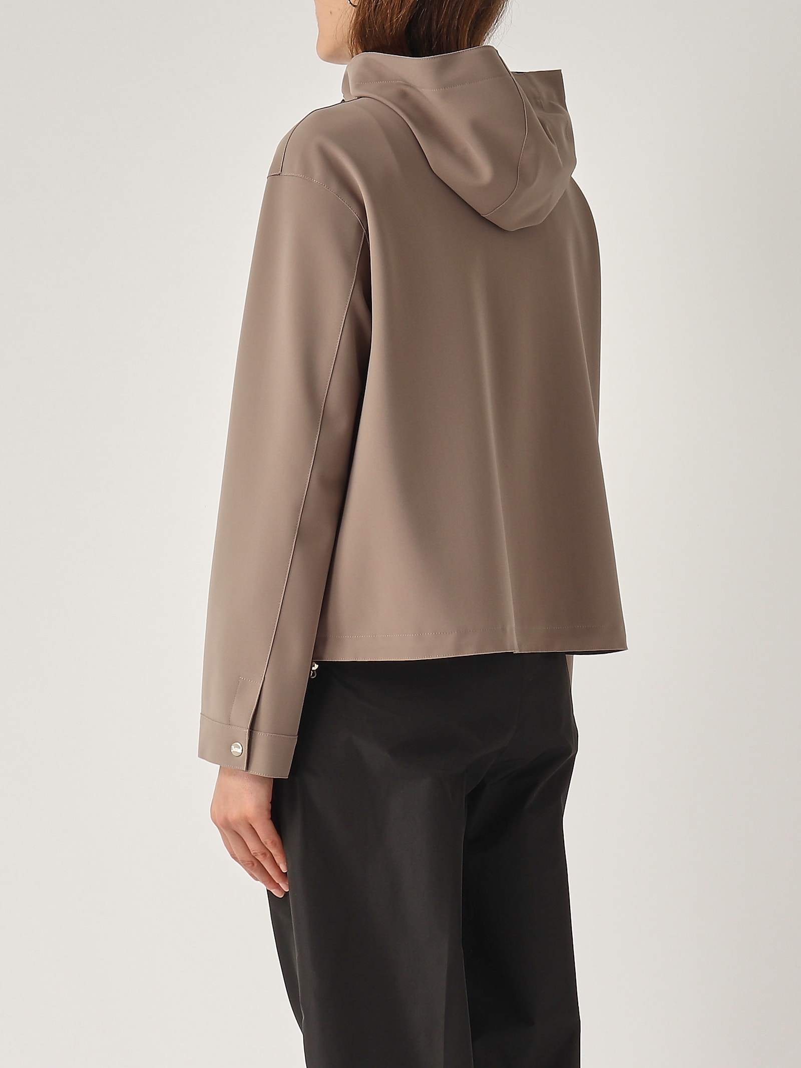 Herno Giacca Corta First Act Jacket In Tortora