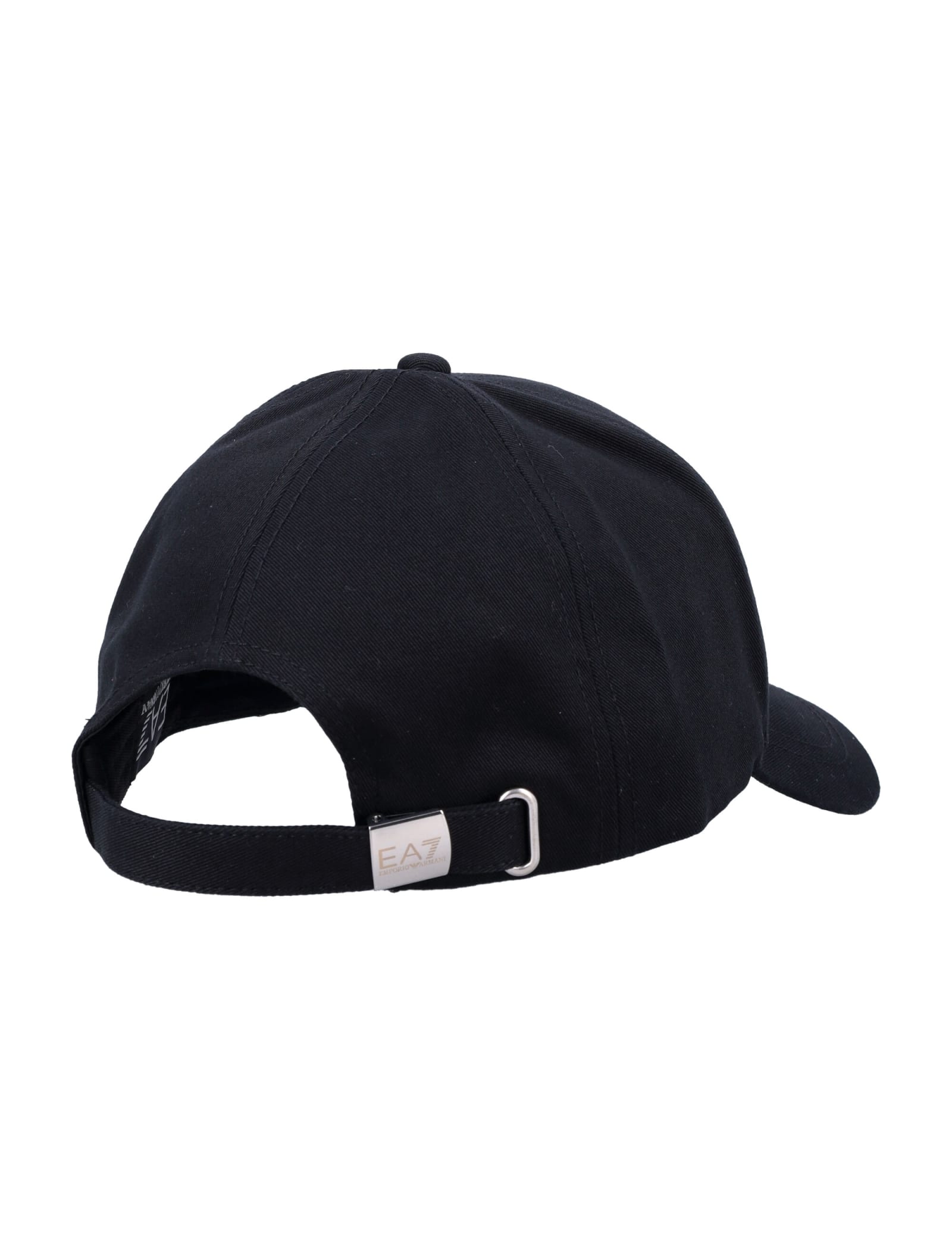 Ea7 Logo-print Baseball Cap In Black