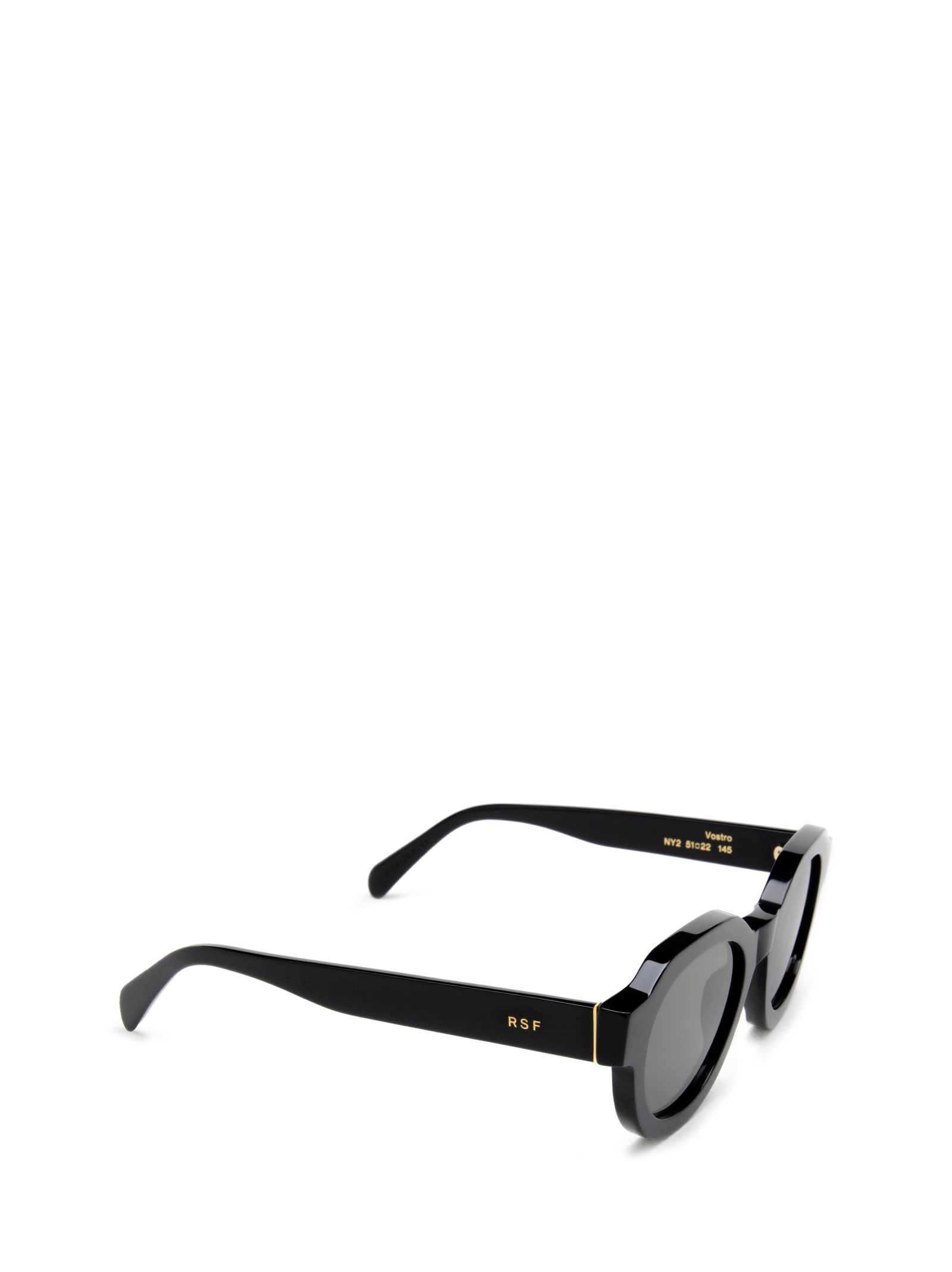 Shop Retrosuperfuture Vostro Black Sunglasses