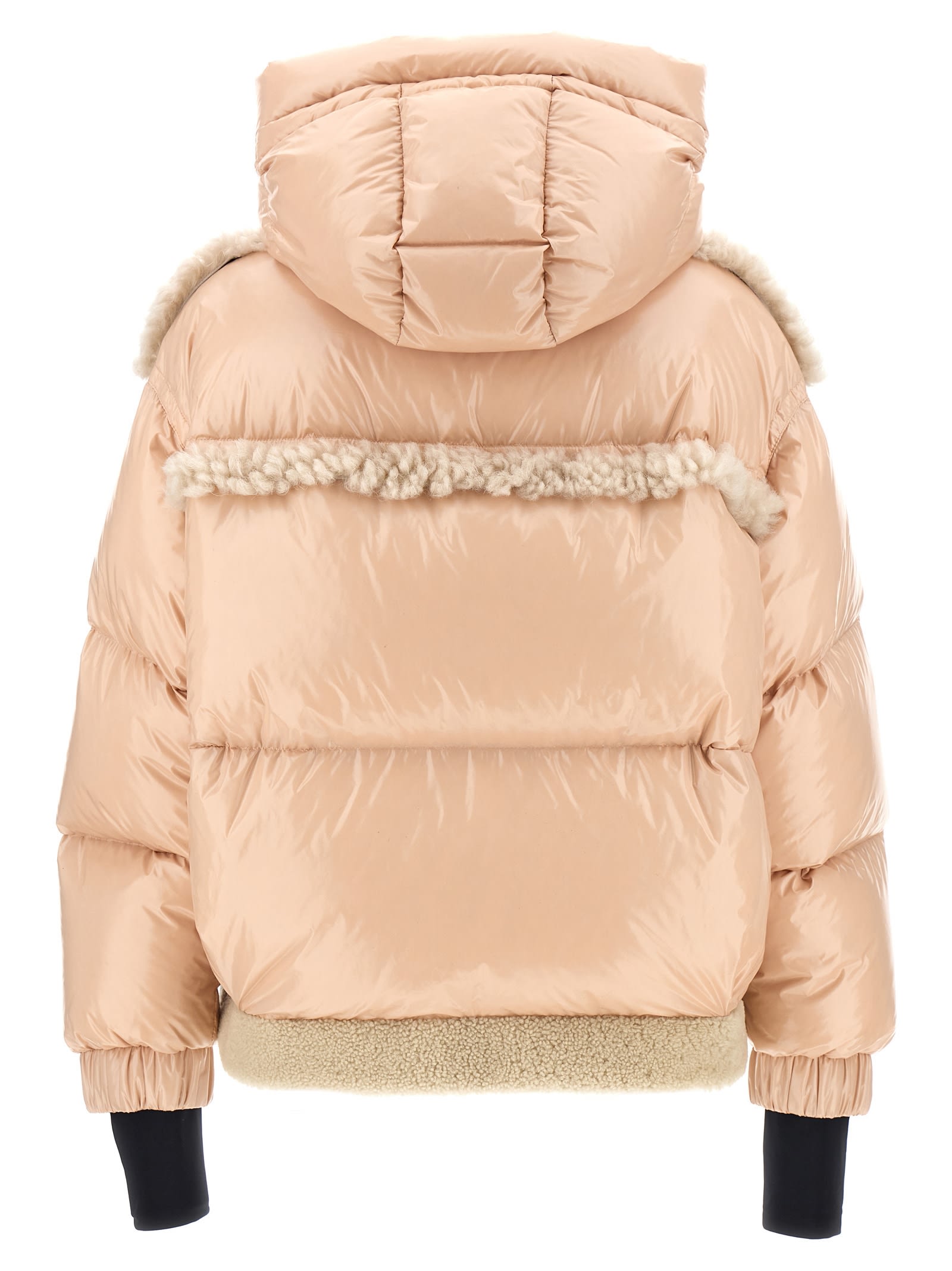 Shop Moncler Eibsee Down Jacket In Pink