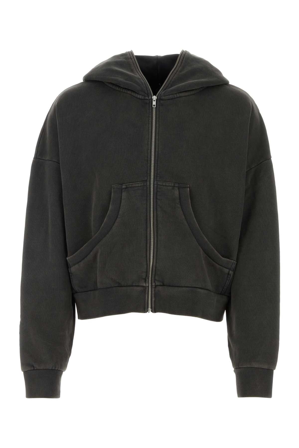 Entire Studios Slate Cotton Oversize Sweatshirt In Green