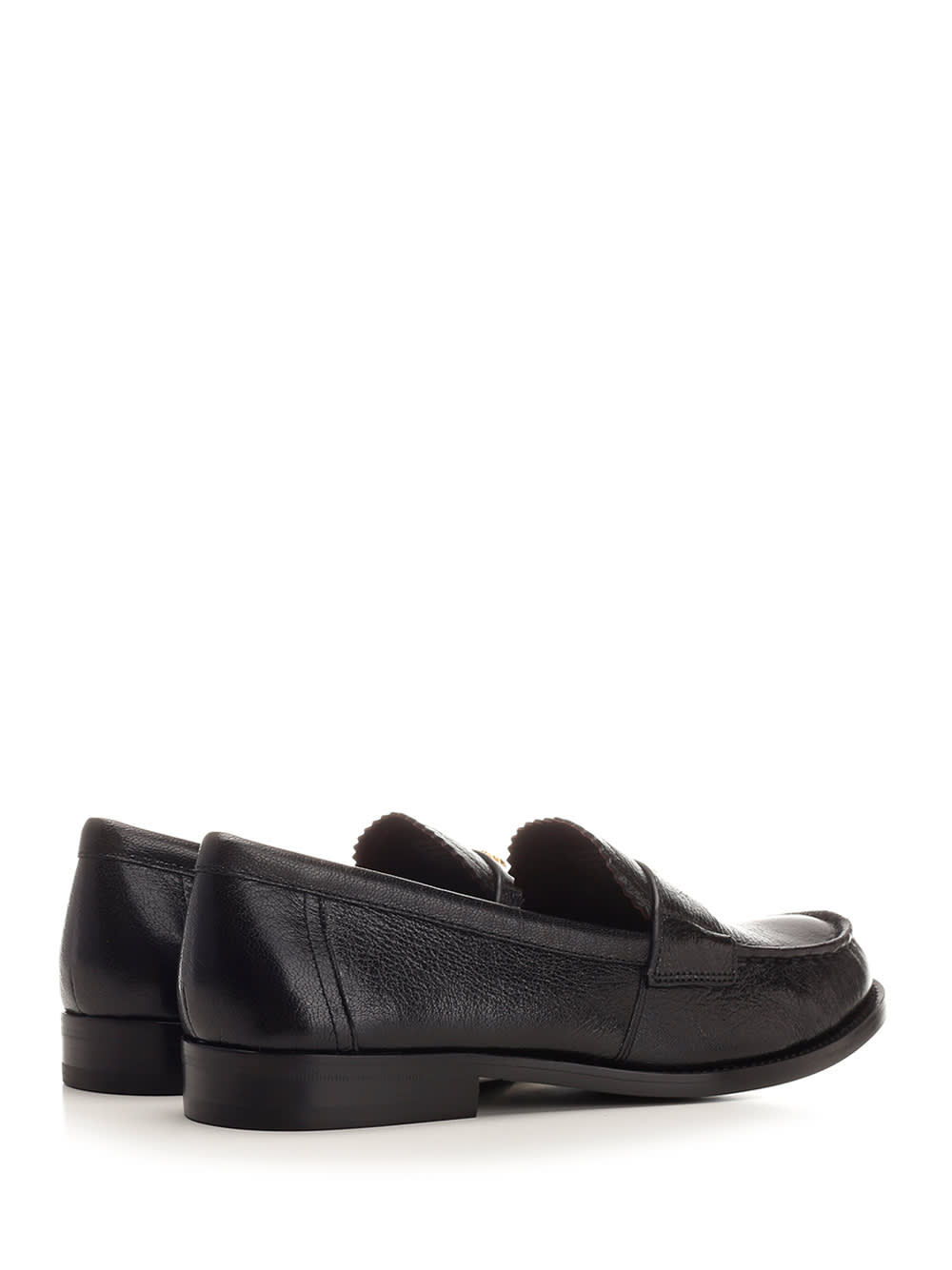 Shop Tory Burch Perry Loafer Flat Shoes In Black