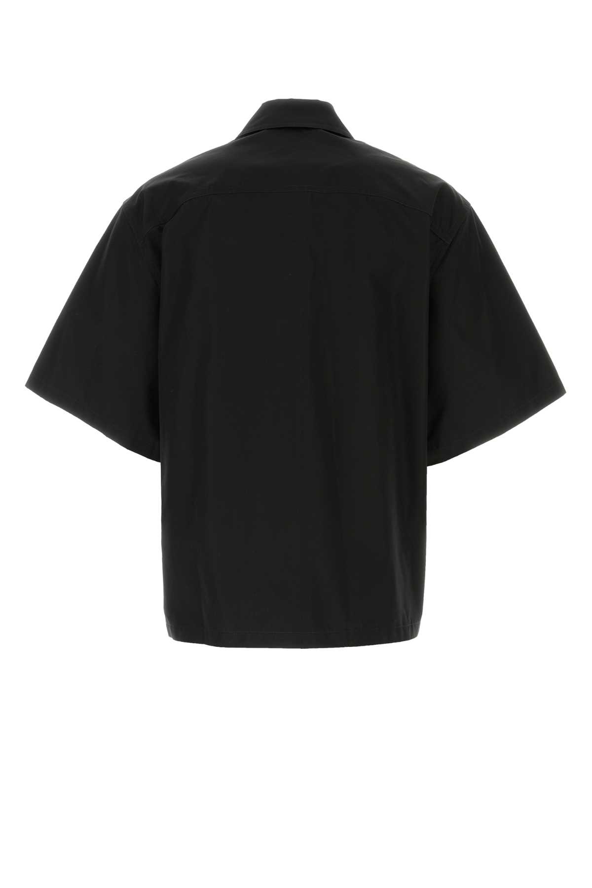 Shop Off-white Black Poplin Shirt In Blkwht