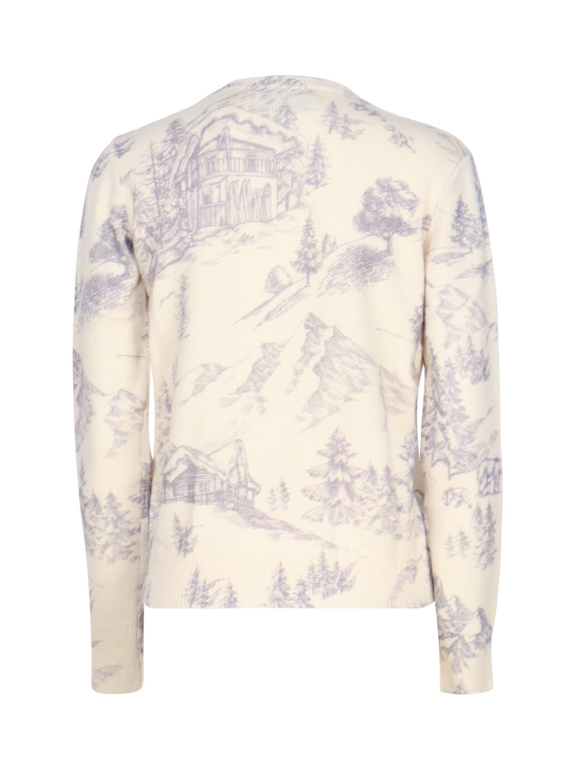 Shop Mc2 Saint Barth La Montagne Sweater In Lilac