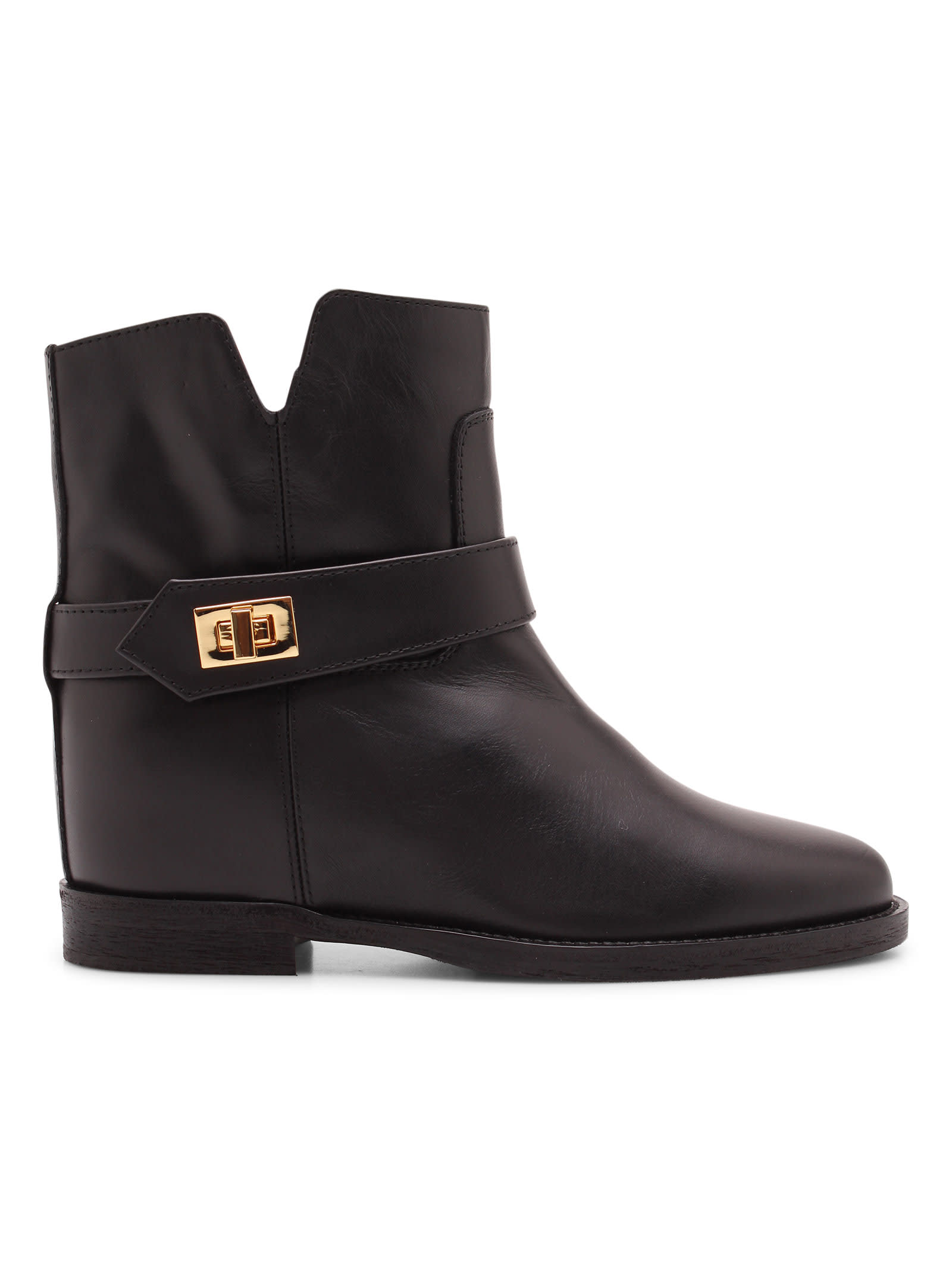 Via Roma 15 3616 Ankle Leather Boots