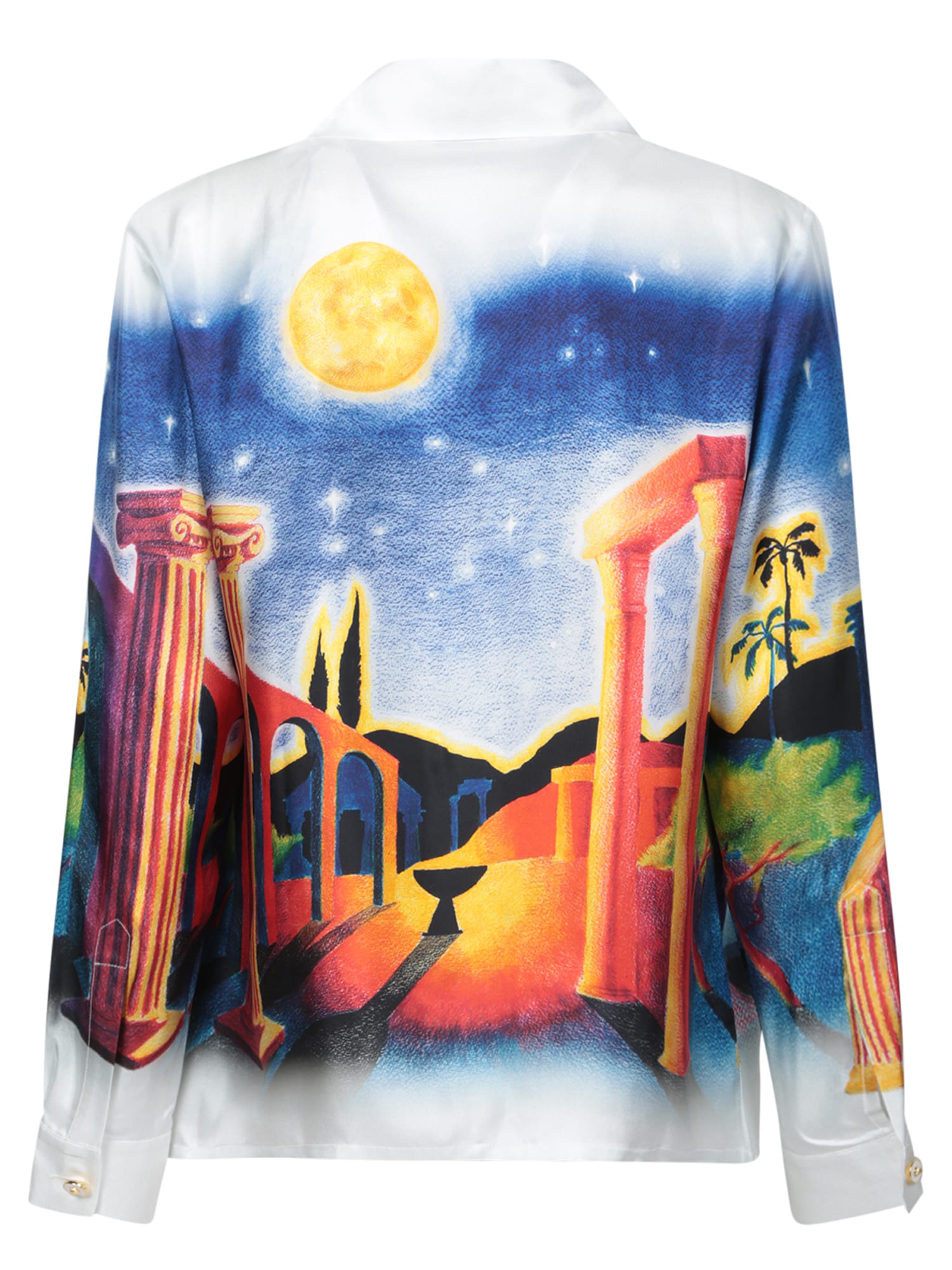 CASABLANCA MIDNIGHT ACROPOLIS SHIRT 