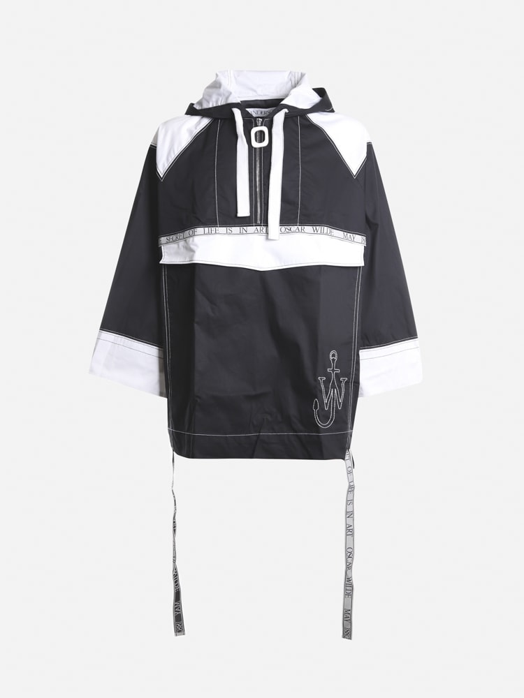 J.W. Anderson Cotton Parka With Contrasting Inserts