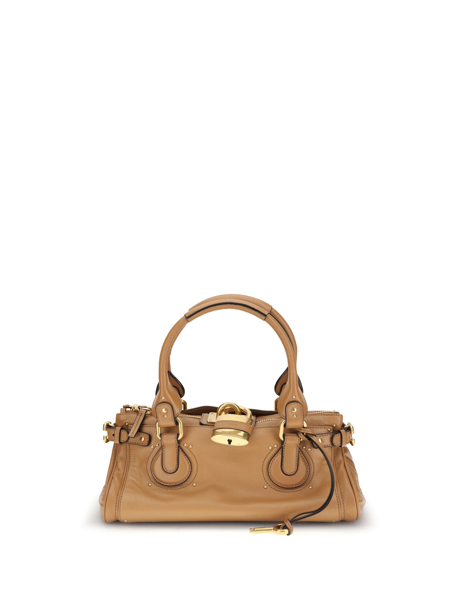 Chloé Brown Buffalo Leather Shoulder Bag In Brown