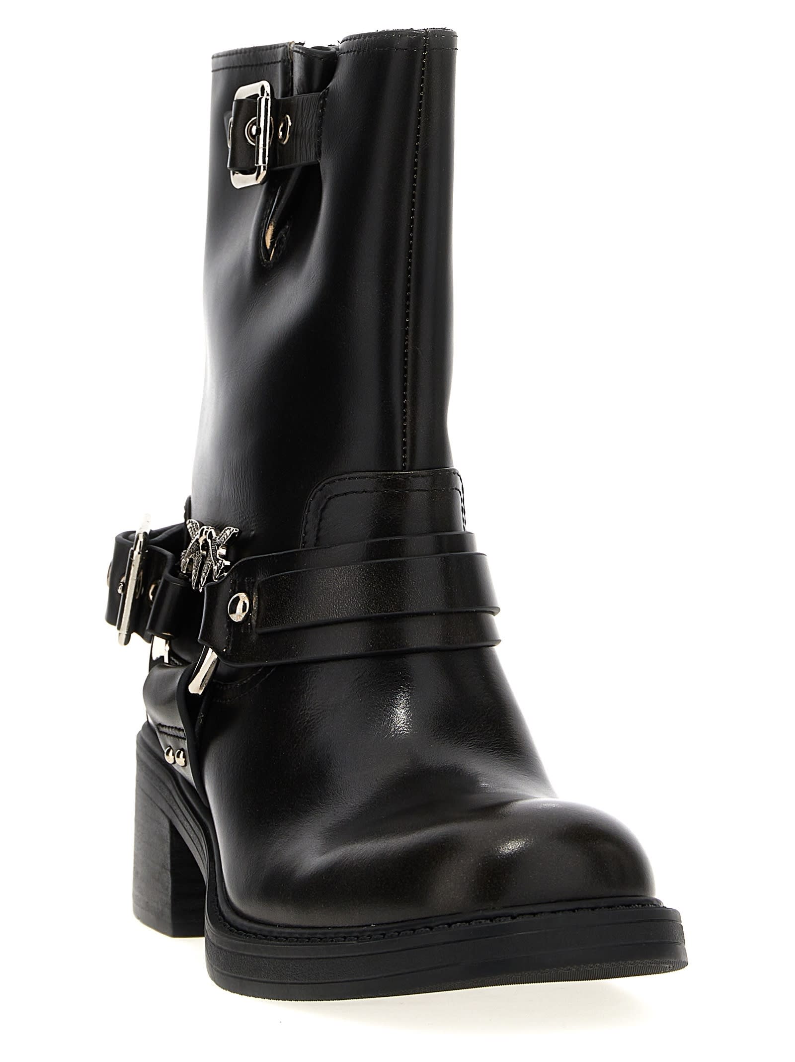 Shop Pinko Alys 02 Boots In Black