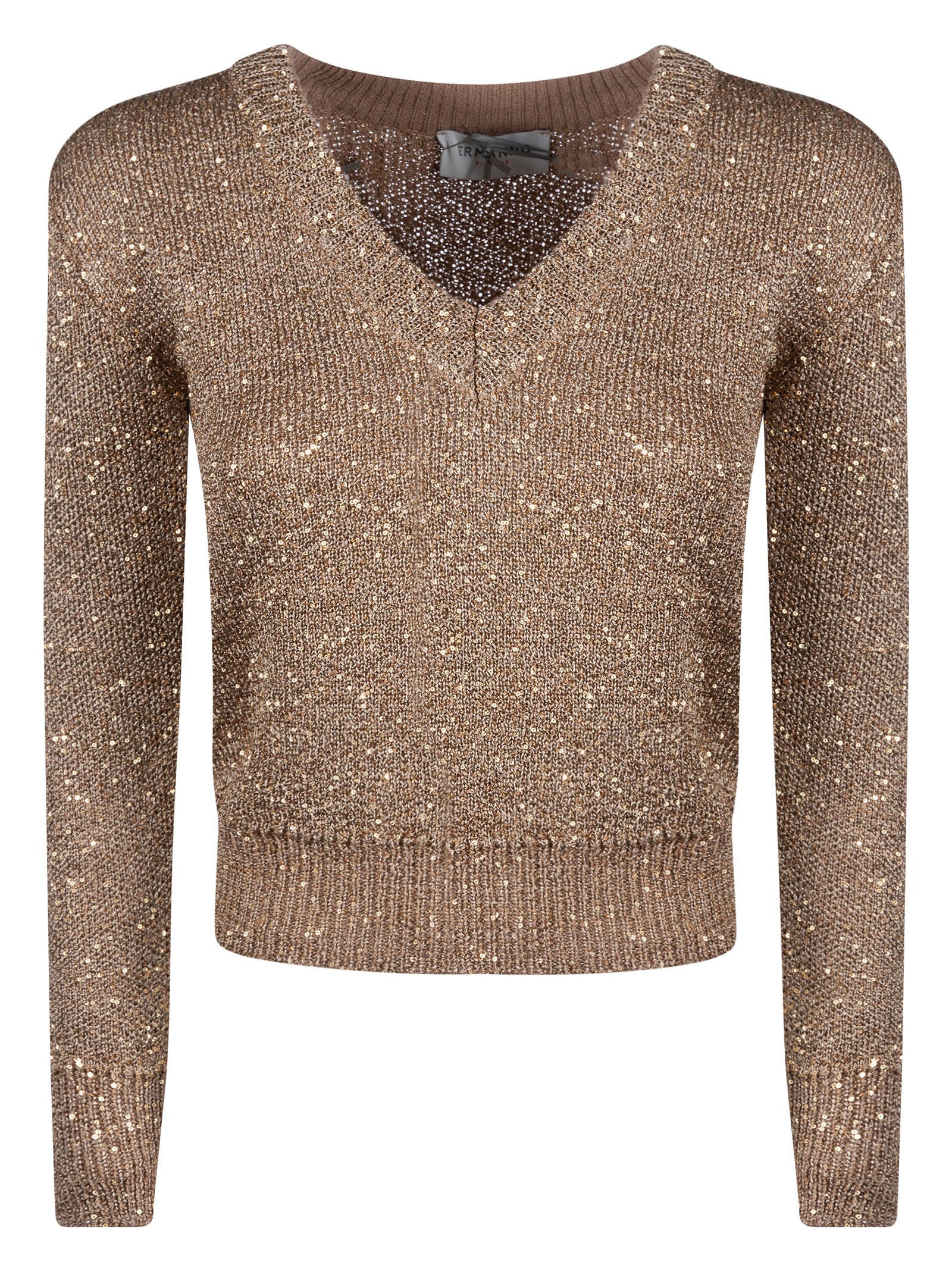 Glittery Cropped Sweater