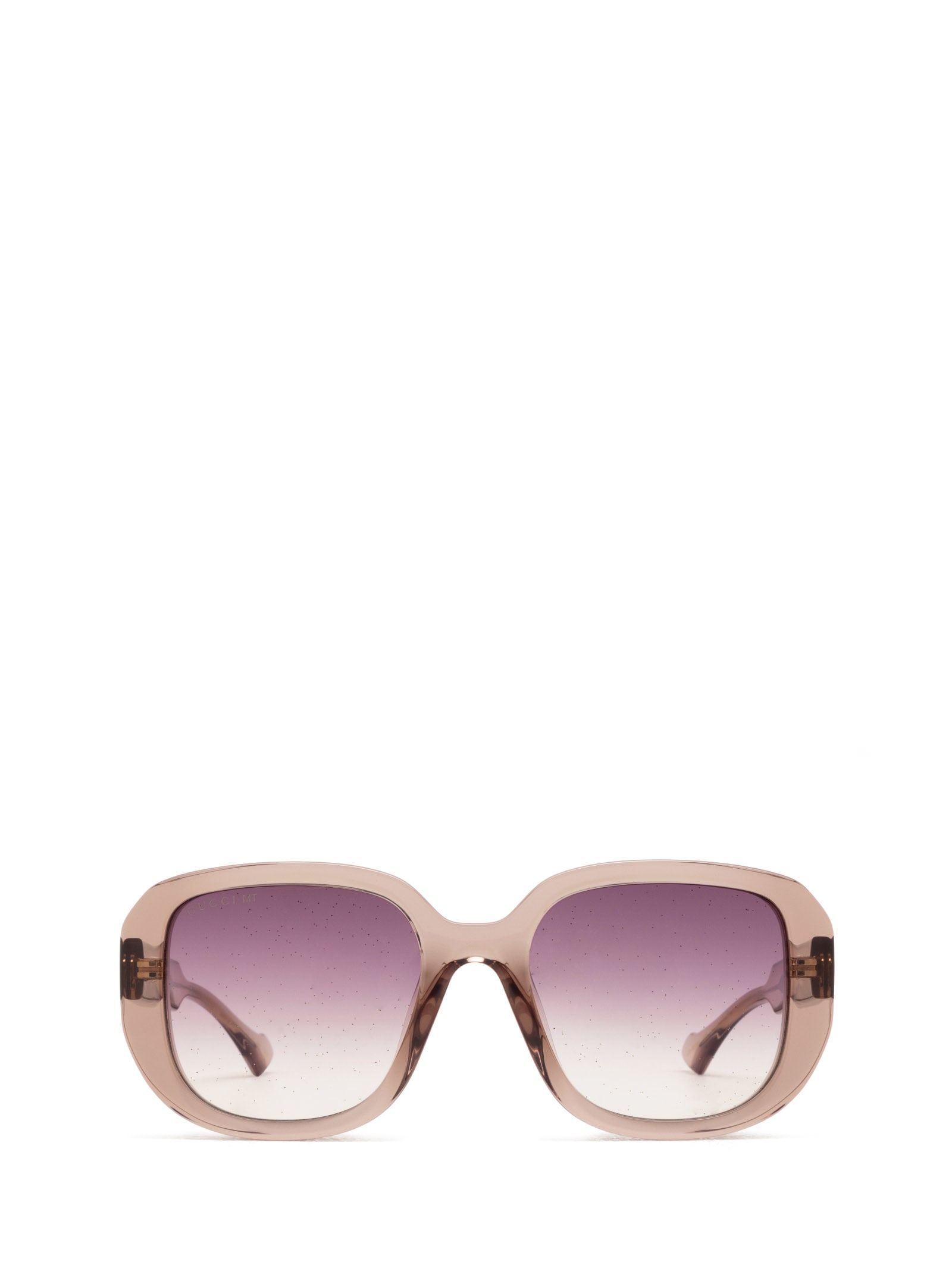 Shop Gucci Gg1557sk Beige Sunglasses