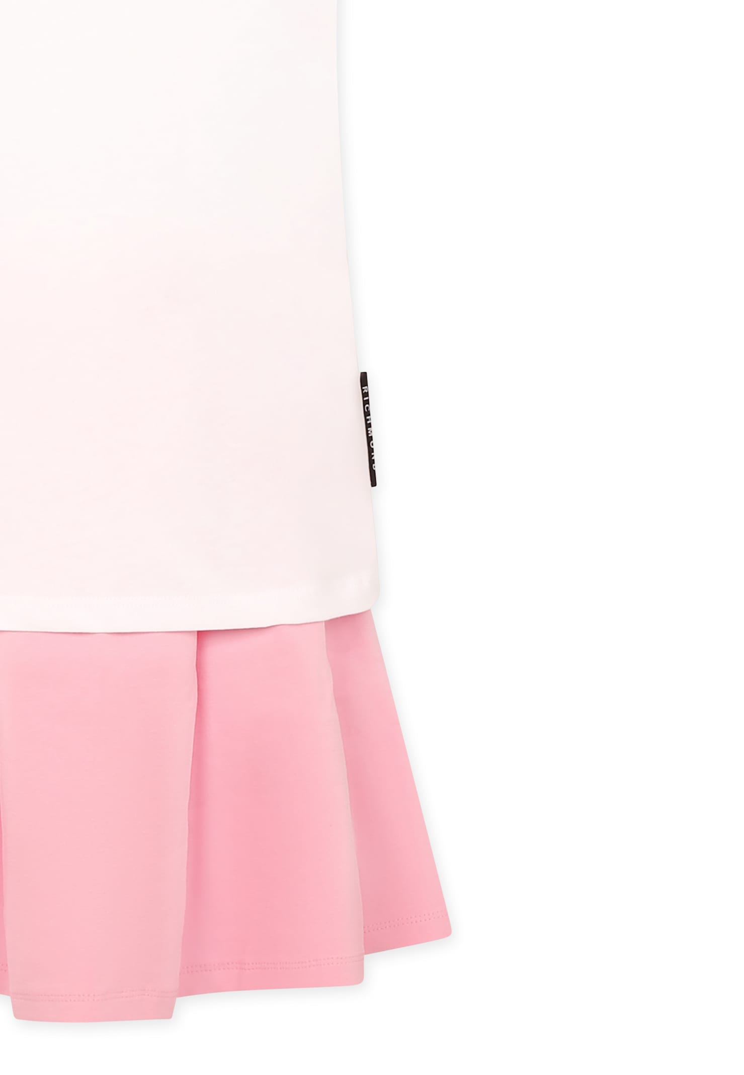 Richmond White Suit For Girl With Logo In White